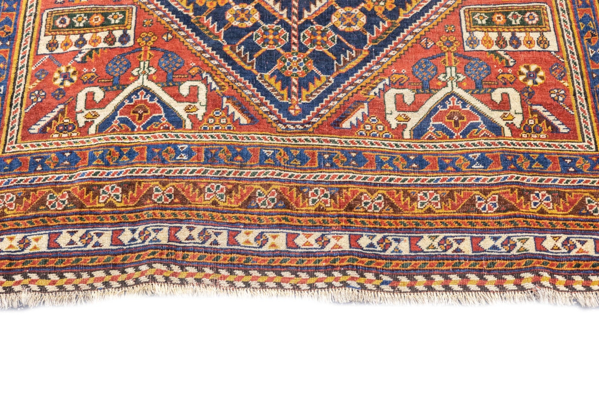 Antique Qashqai Rug 4'7'' x 7'2''