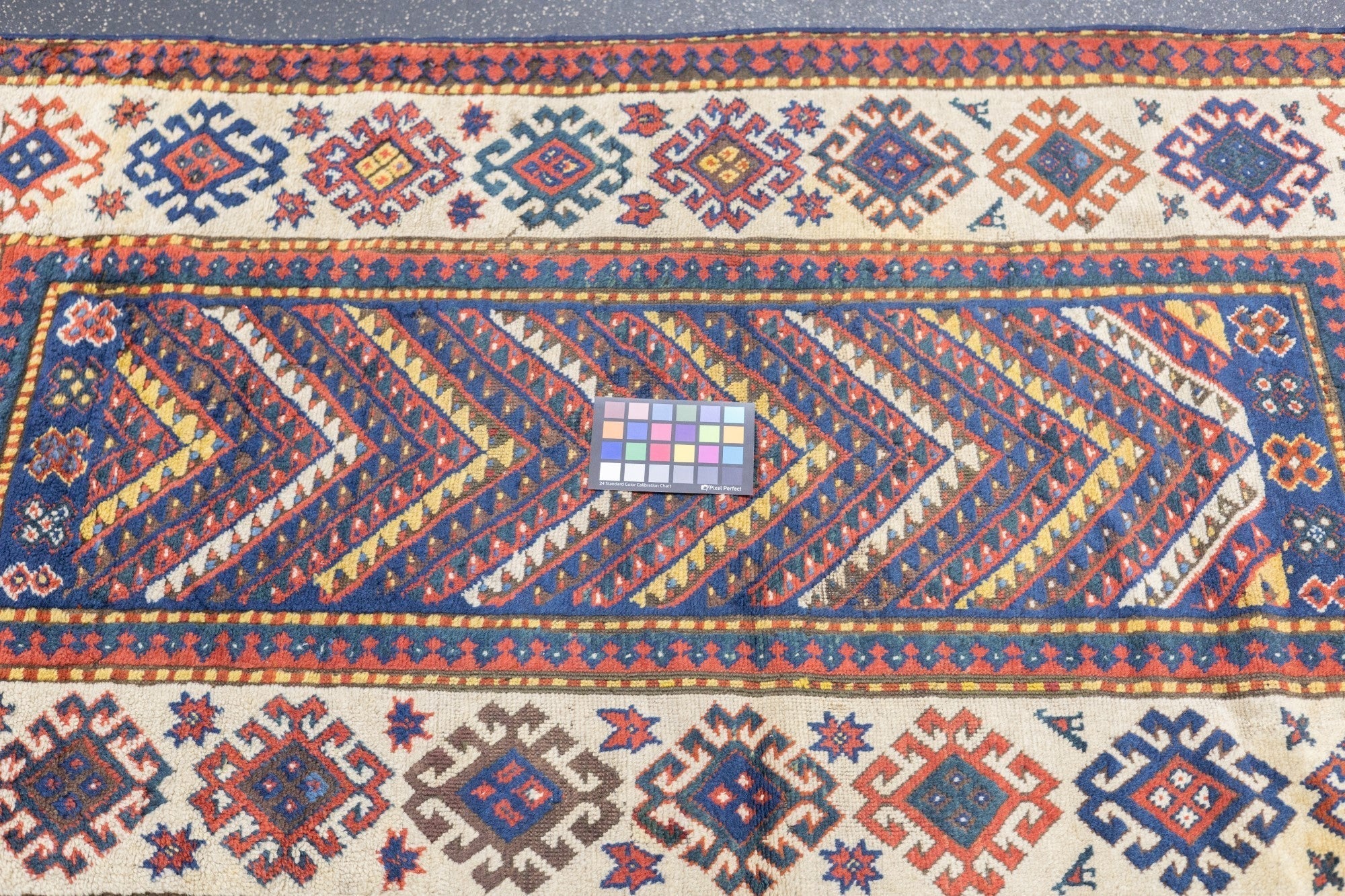 Antique Caucasian Kazak Rug 3'4'' x 6'2''