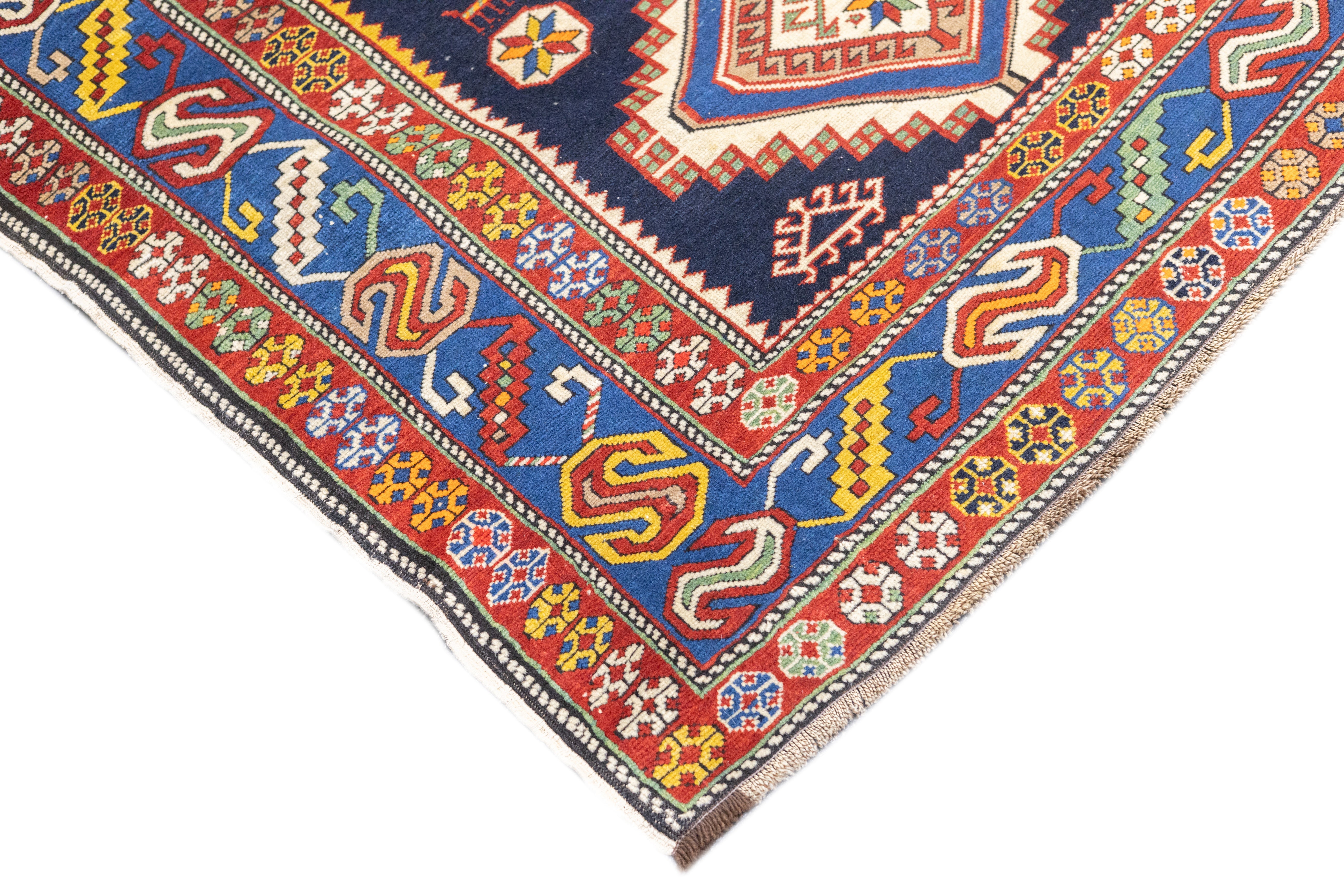 Antique Caucasian Shirvan Rug 3'11'' x 6'3''
