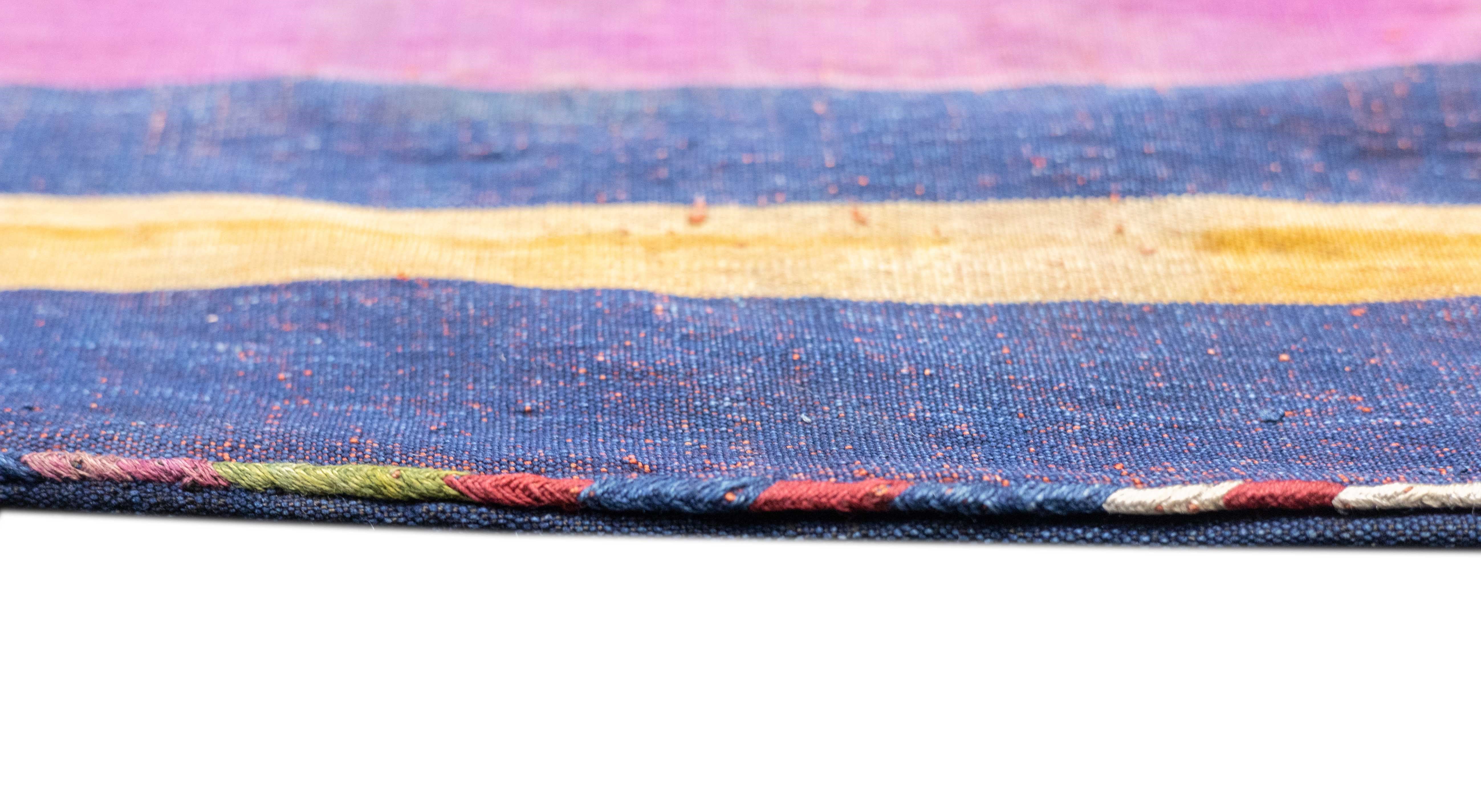 Antique Silk Shahsaband Textile Bag 1'7'' x 3'6''
