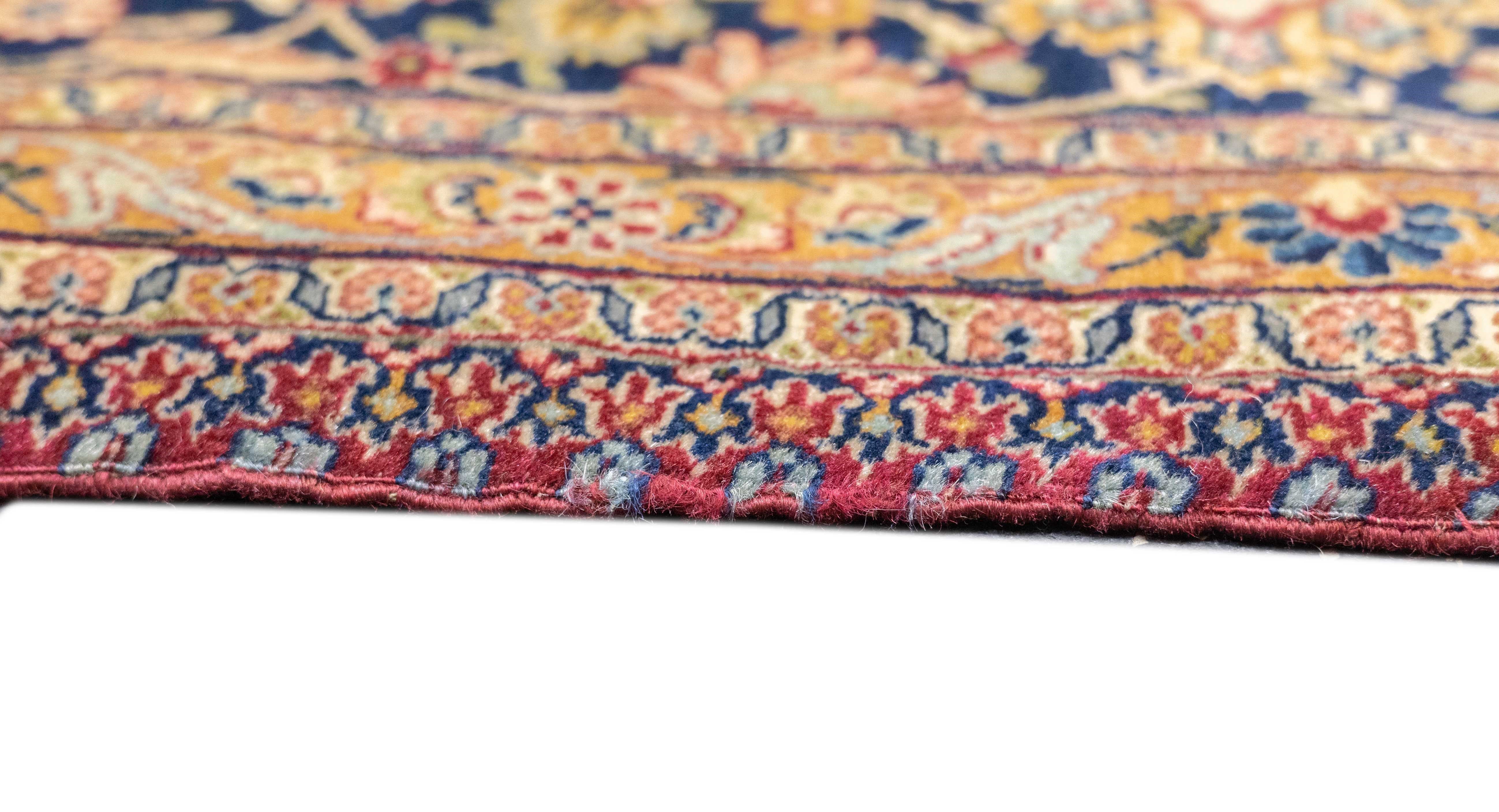 Antique Kashan Rug 6'5'' x 10'6''