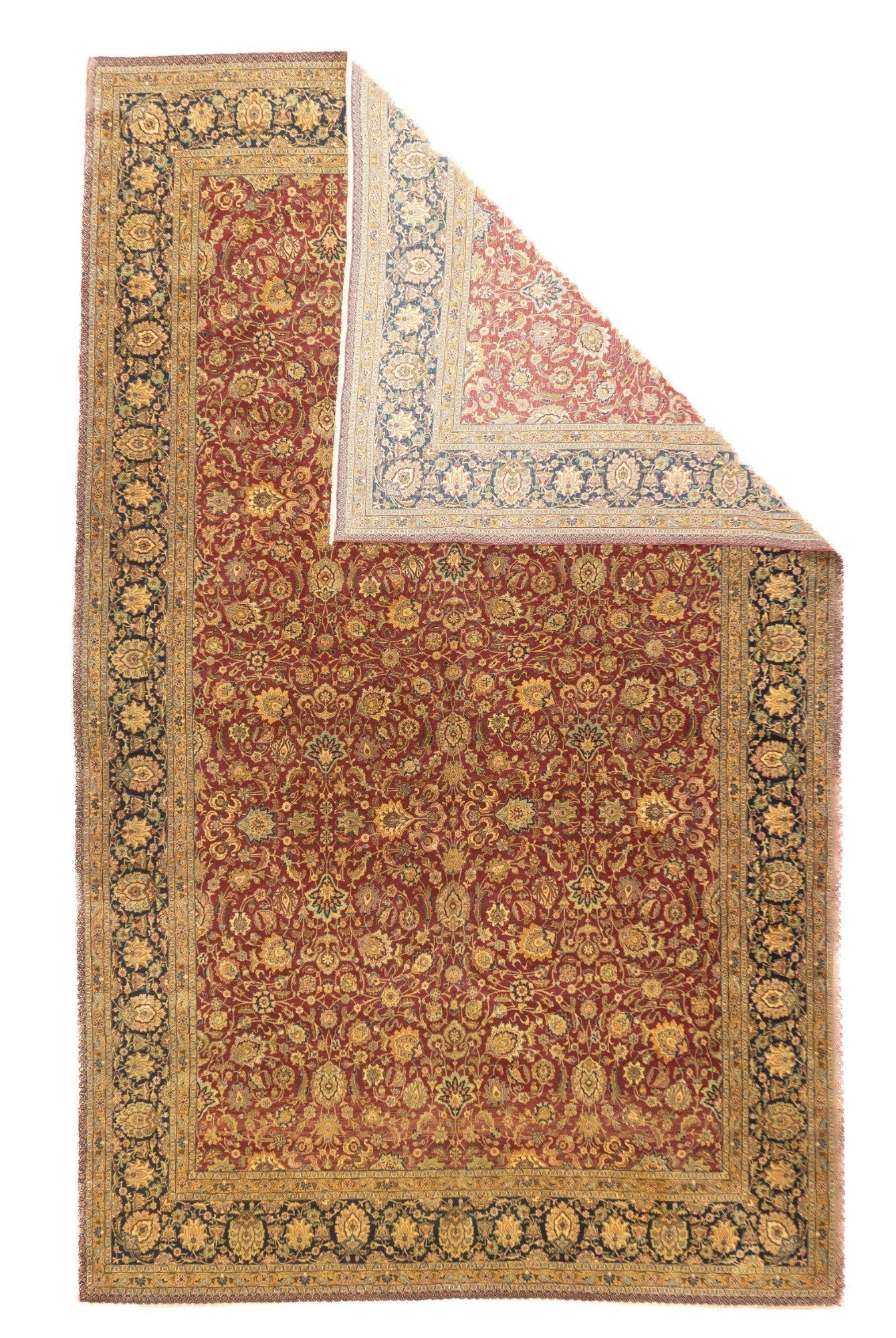 Antique Kashan Rug 6'5'' x 10'6''