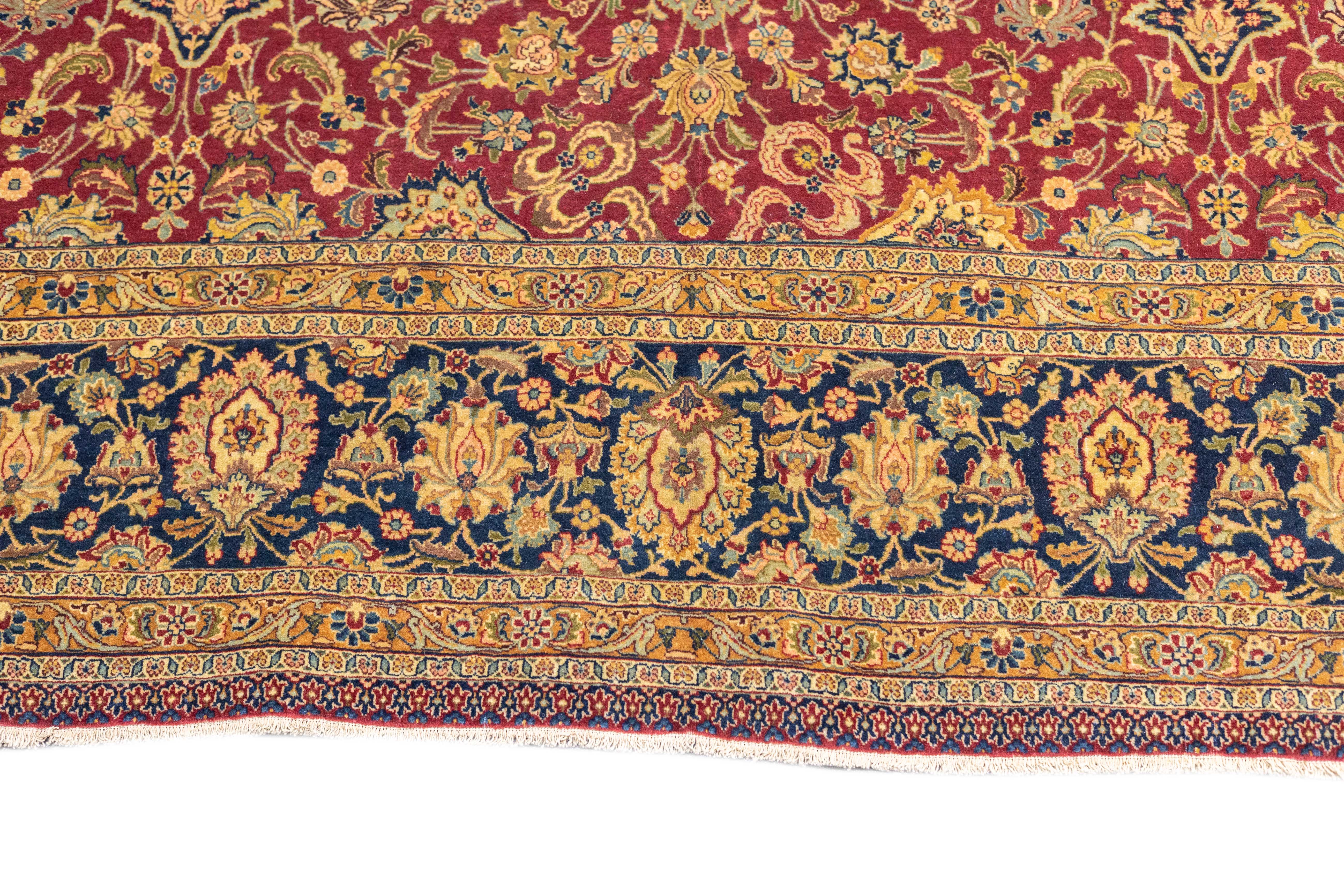 Antique Kashan Rug 6'5'' x 10'6''