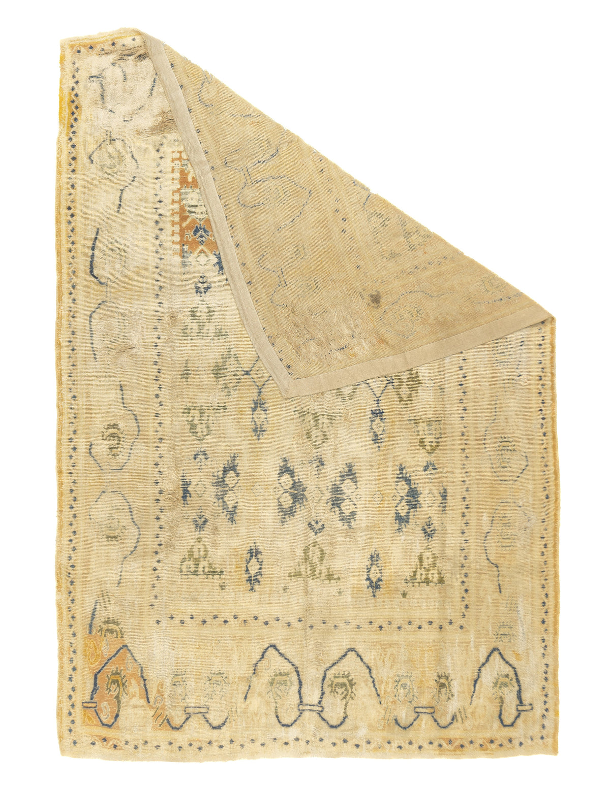 Antique Spanish Cuenca Rug 6'9'' x 9'9''