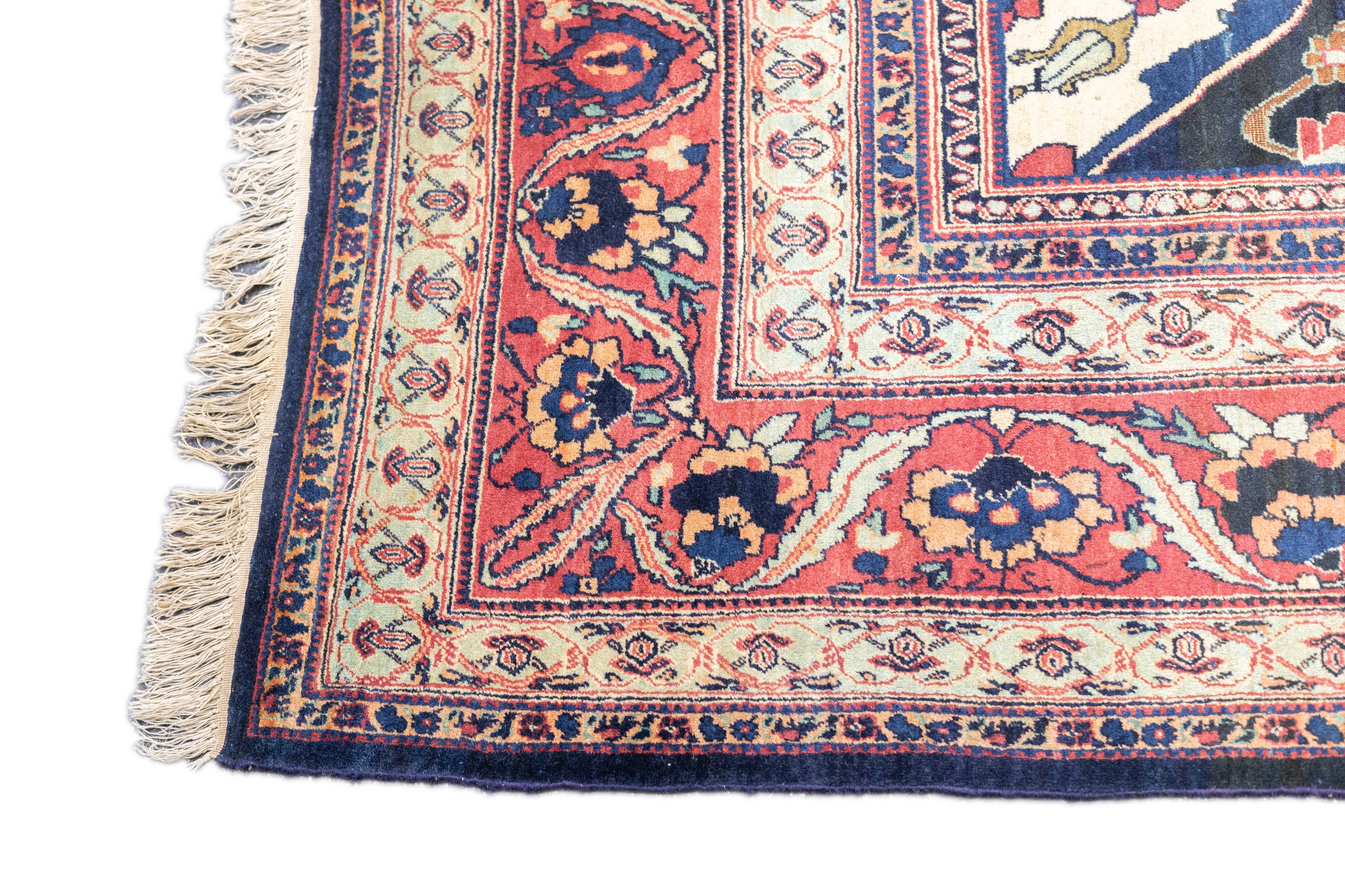 Antique Lavar Kerman Rug 8'11'' x 14'9''