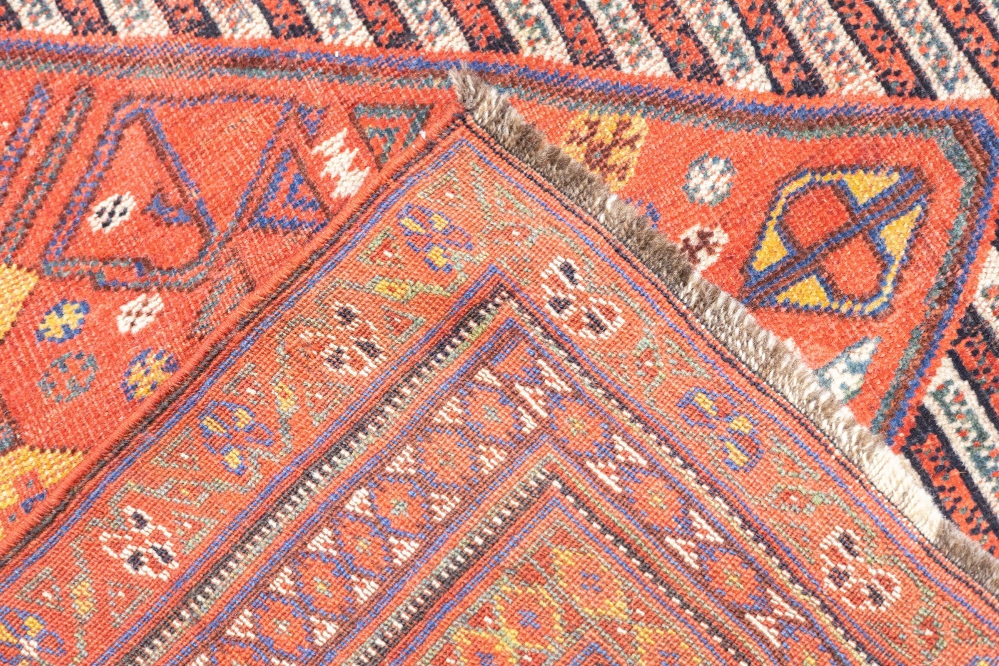 Antique Afshar Rug 7'3'' x 10'11''