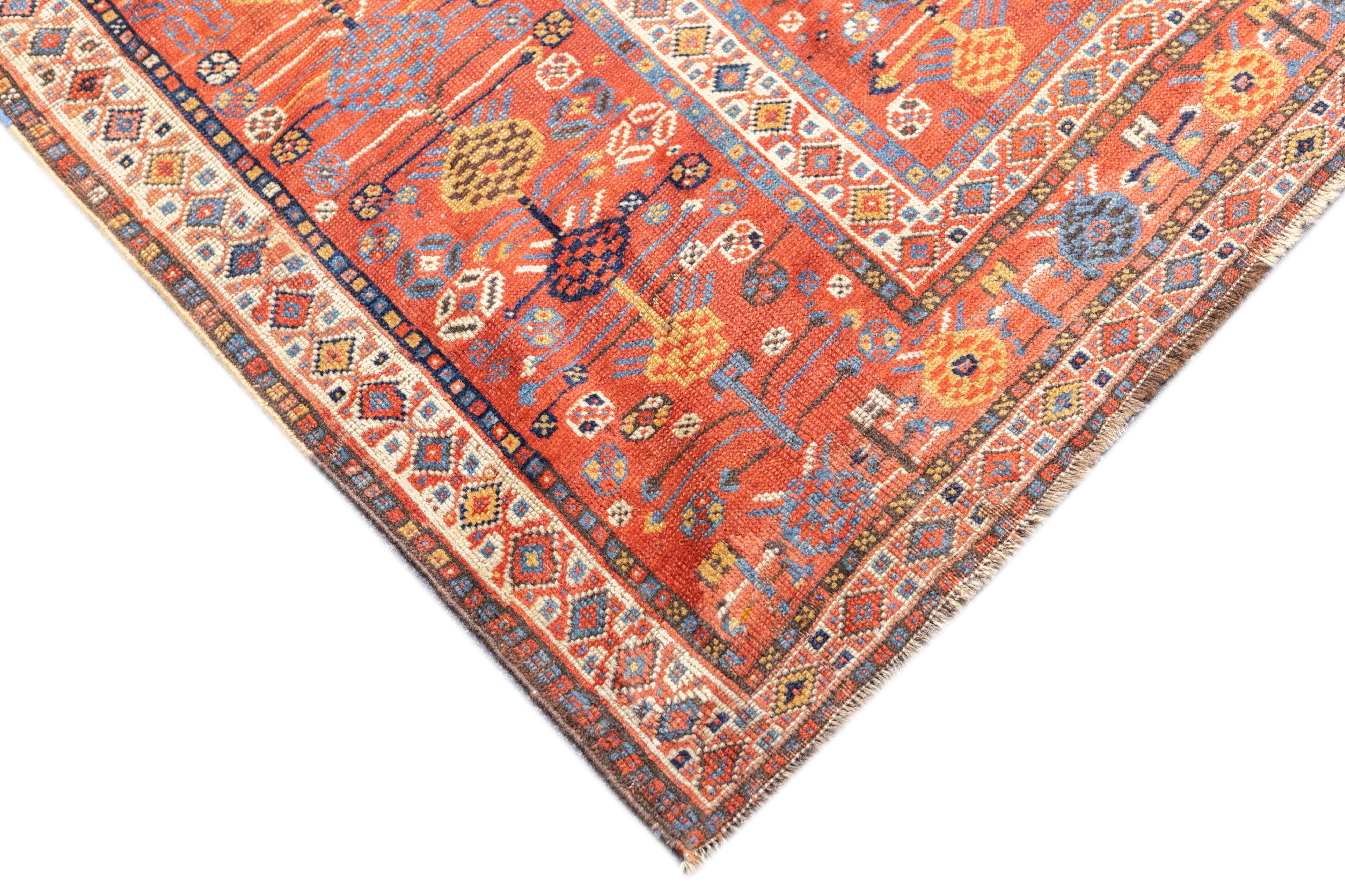 Antique Khamseh Rug 6'4'' x 15'9''
