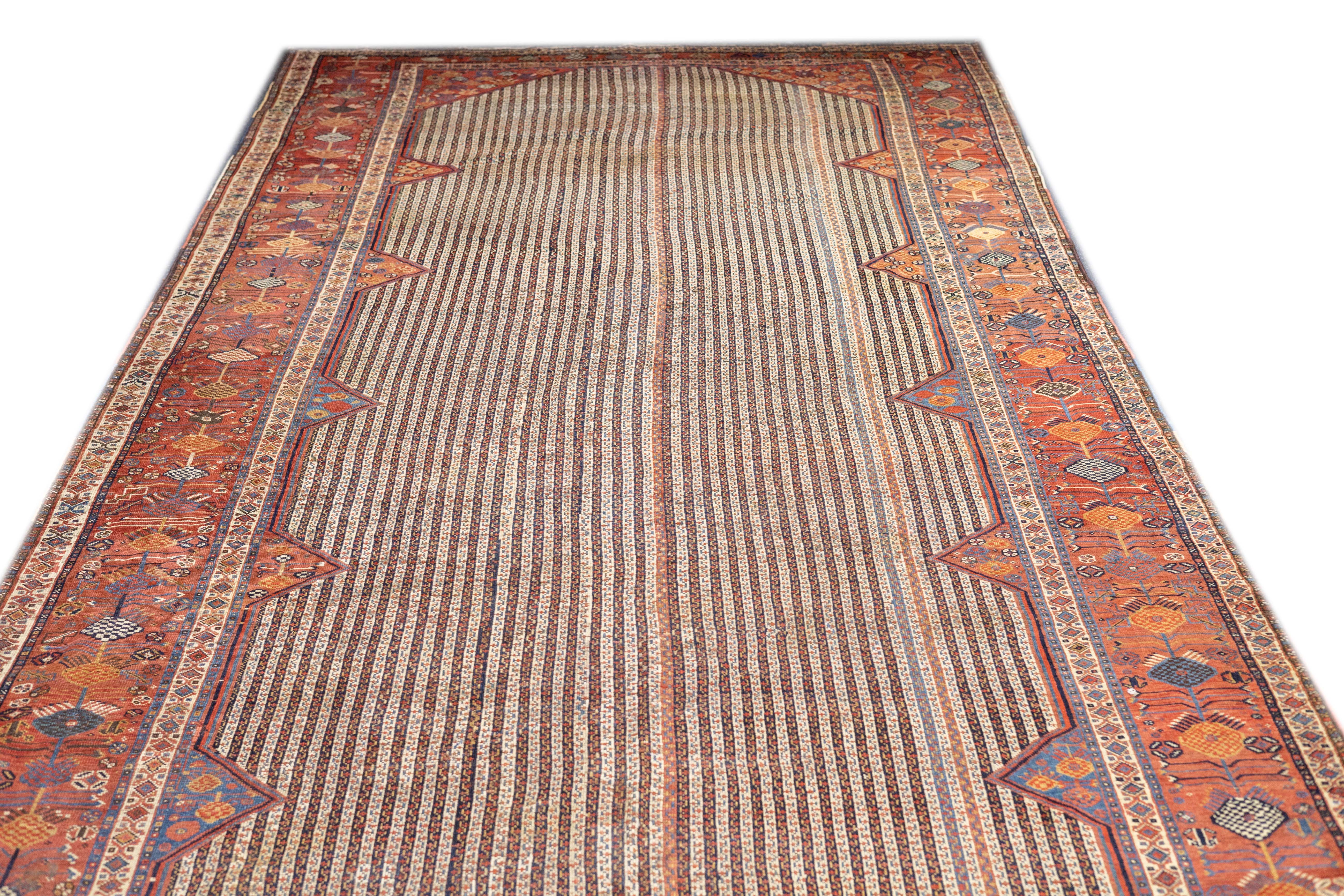 Antique Khamseh Rug 6'4'' x 15'9''