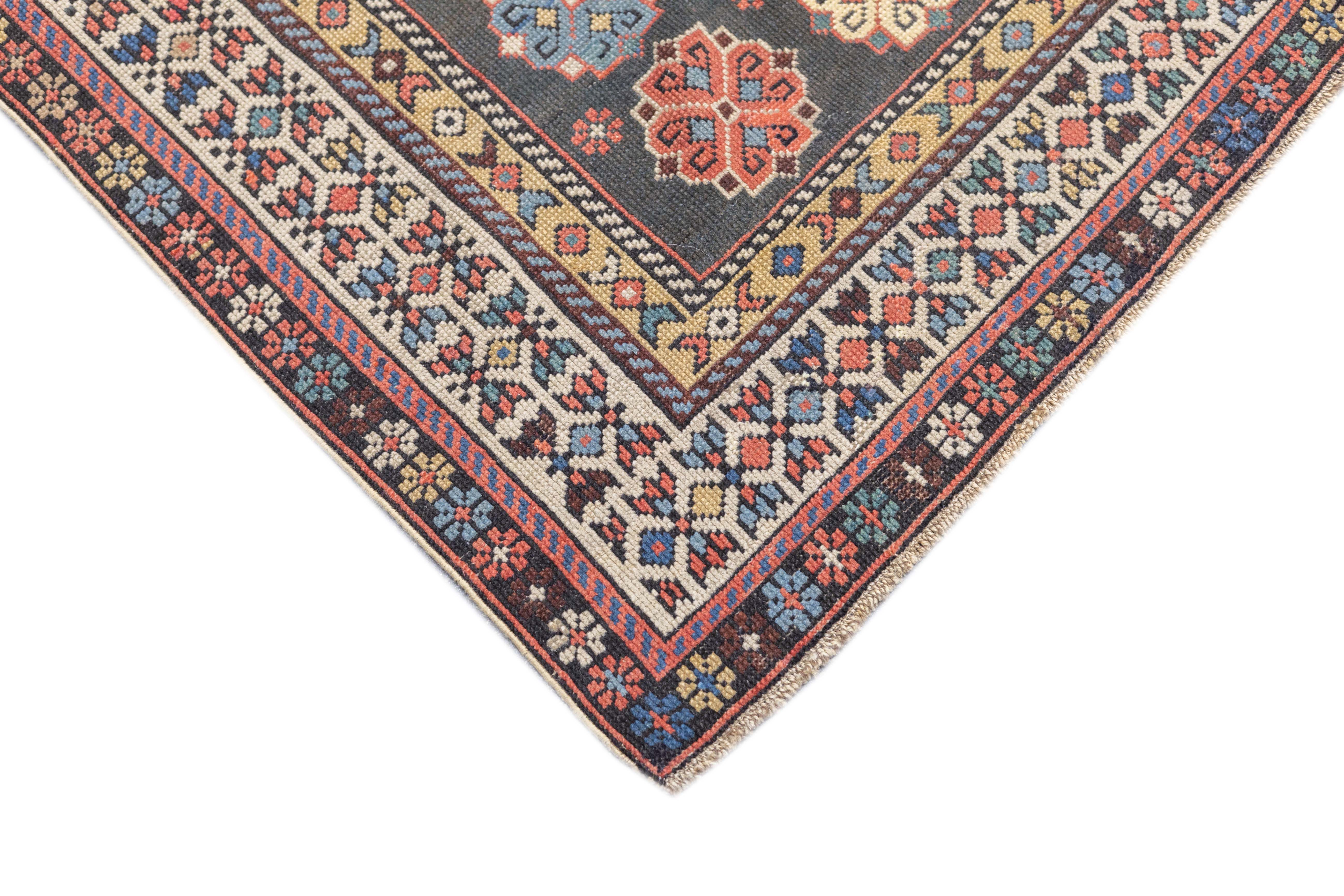 Antique Shirvan Rug 4'9'' x 10'2''