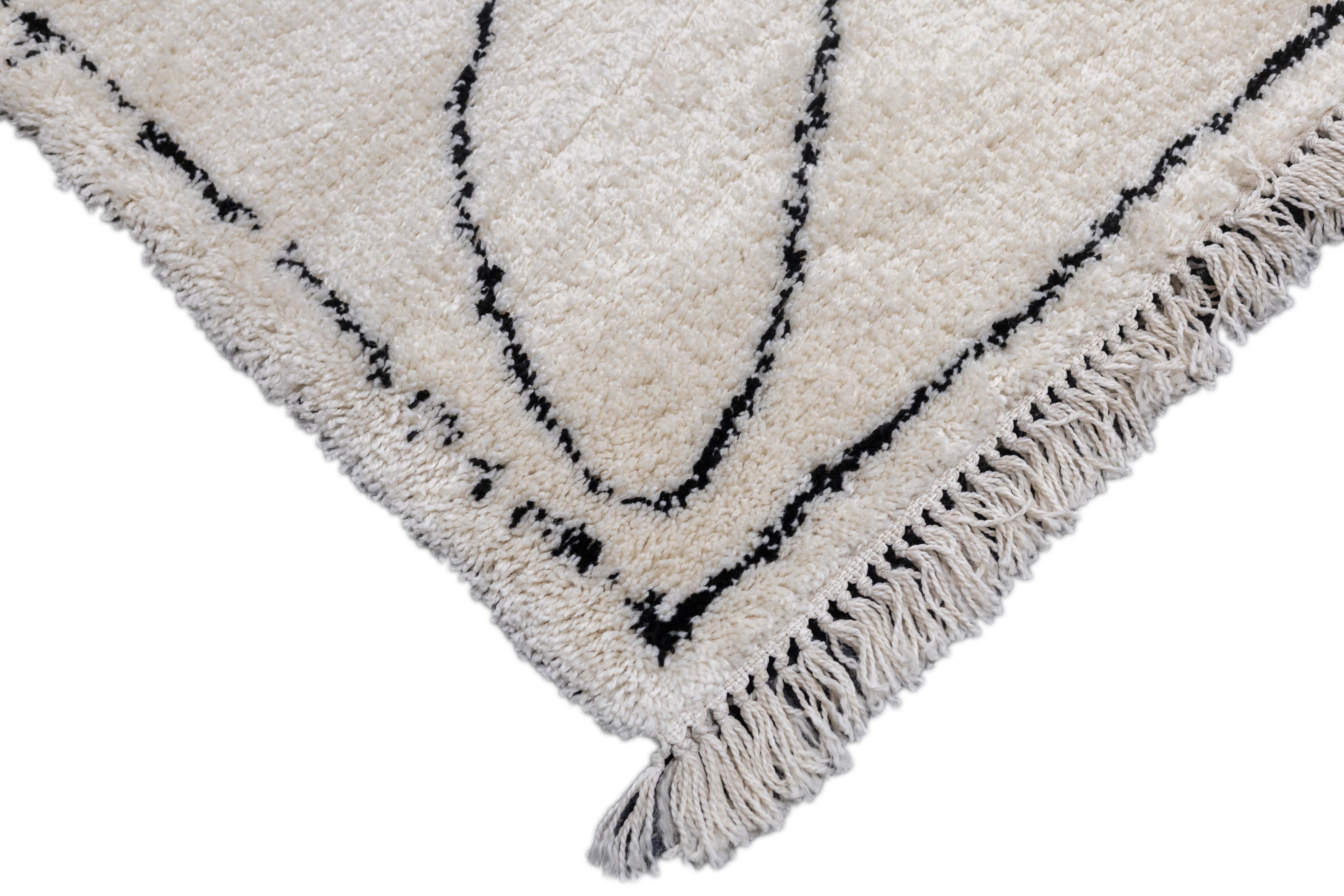 Vintage European Shag Rug 4'0" x 5'9''