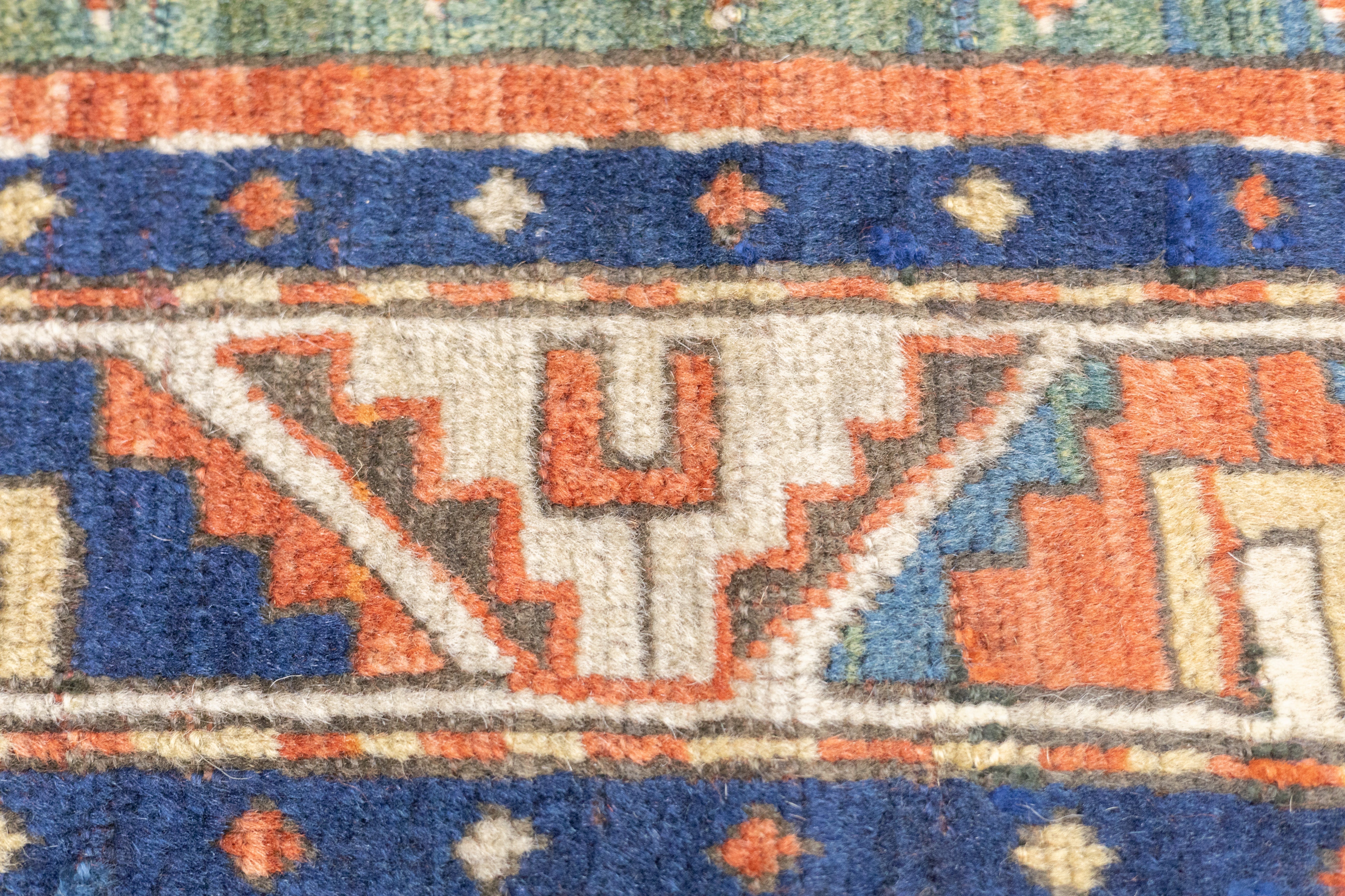 Antique Kazak Rug 4'3'' x 5'7''