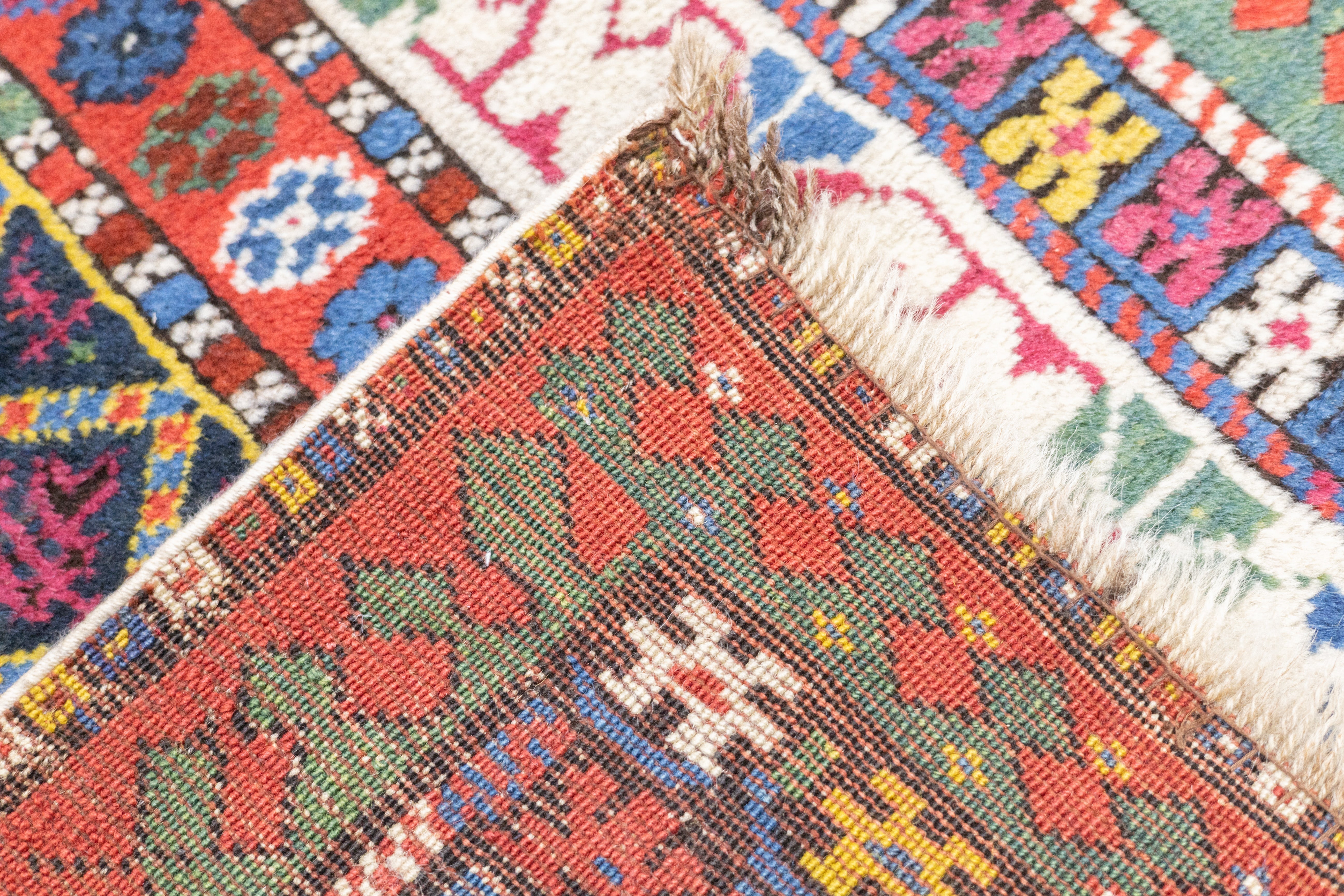 Antique Caucasian Kazak Rug 3'7'' x 7'7''