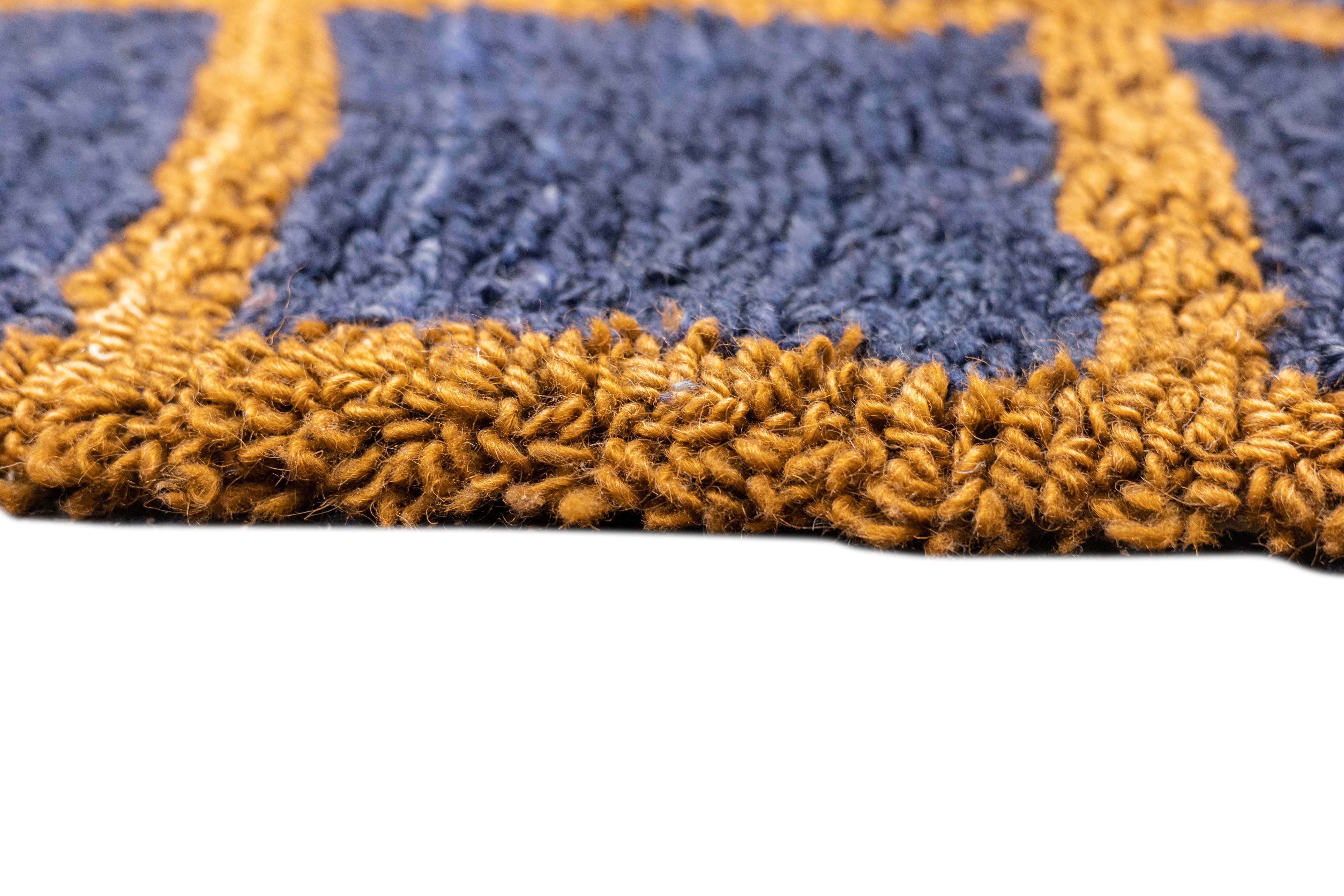 Vintage Swedish Rug 4'1'' x 4'10''