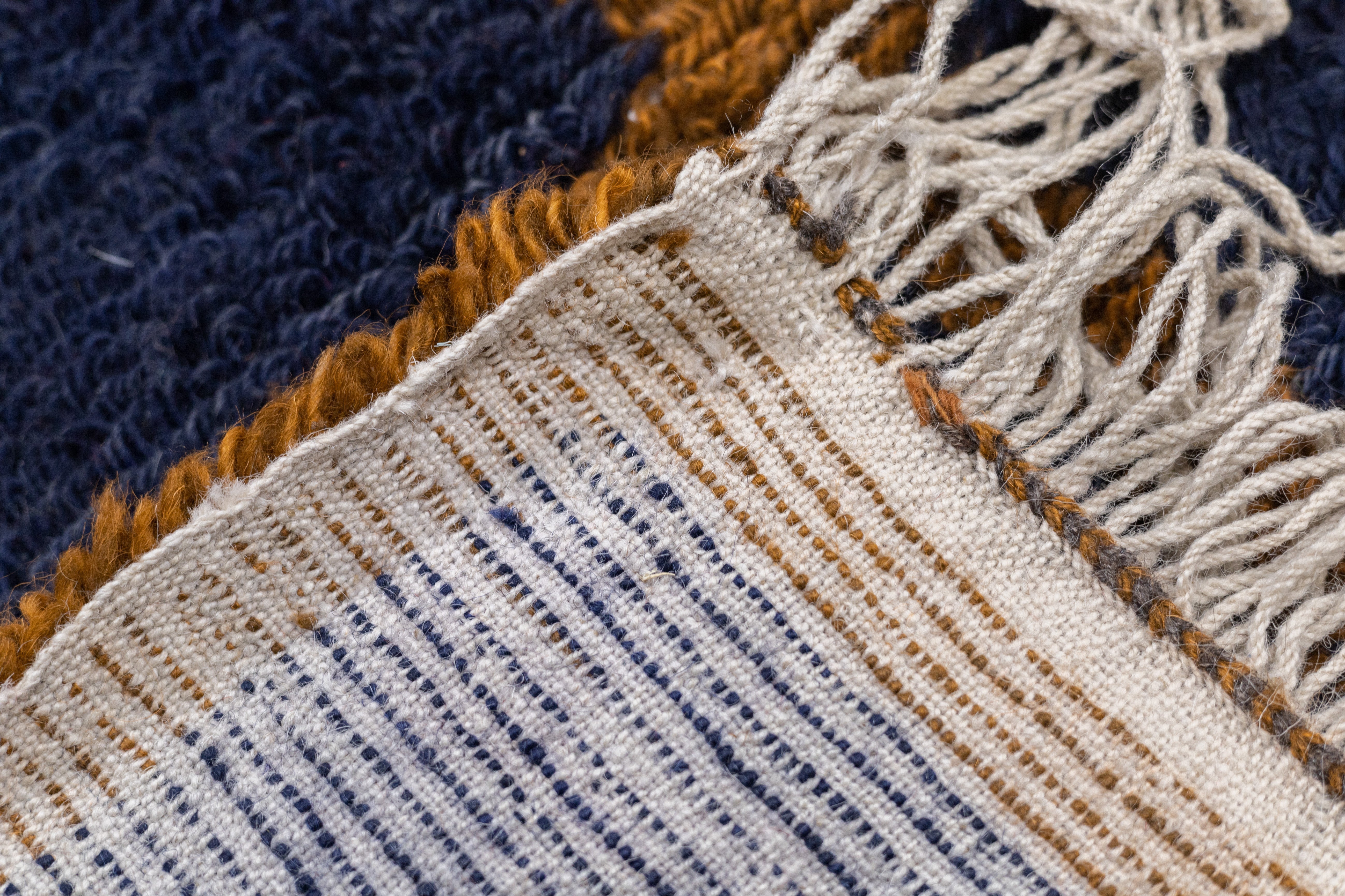 Vintage Swedish Rug 4'1'' x 4'10''