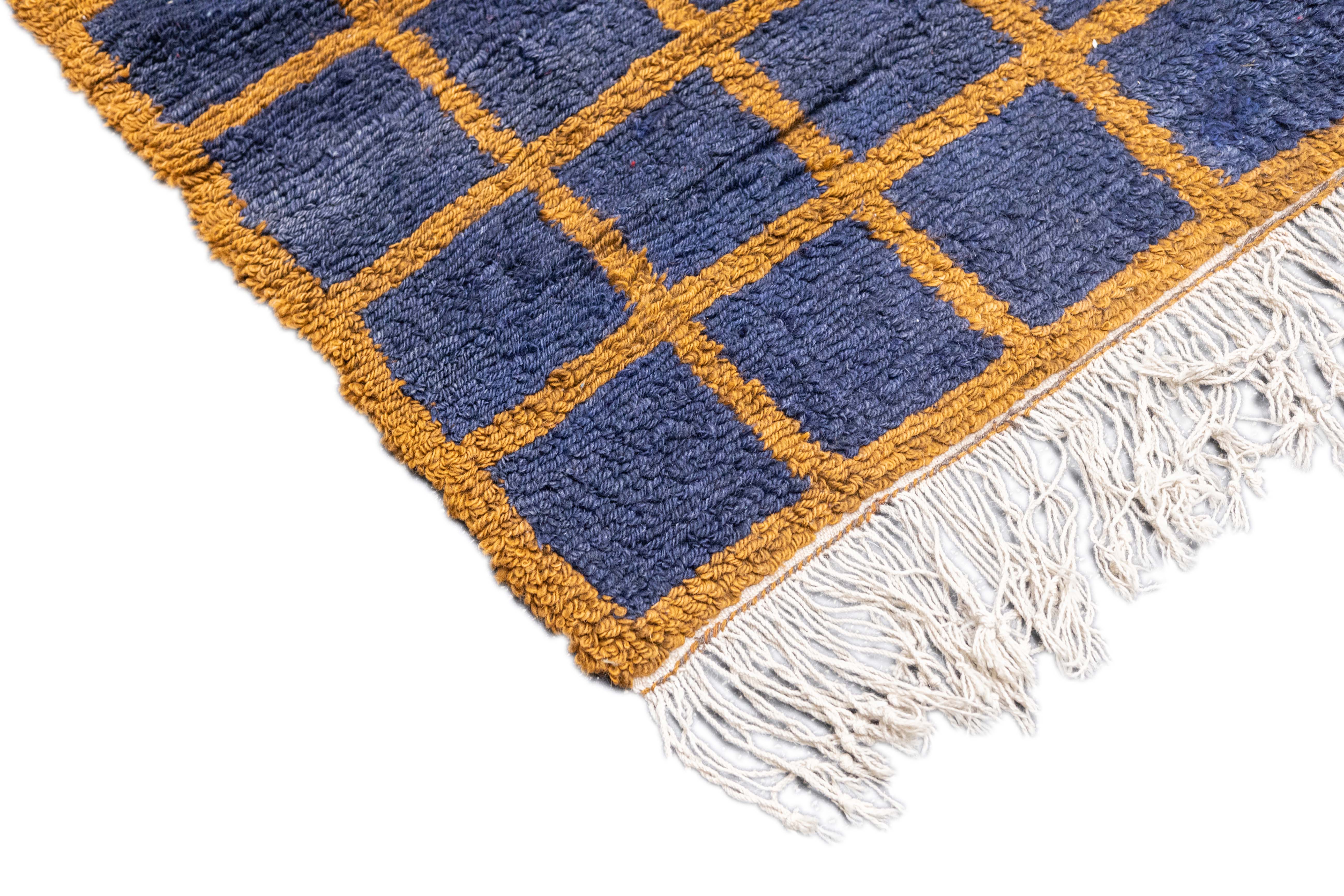 Vintage Swedish Rug 4'1'' x 4'10''