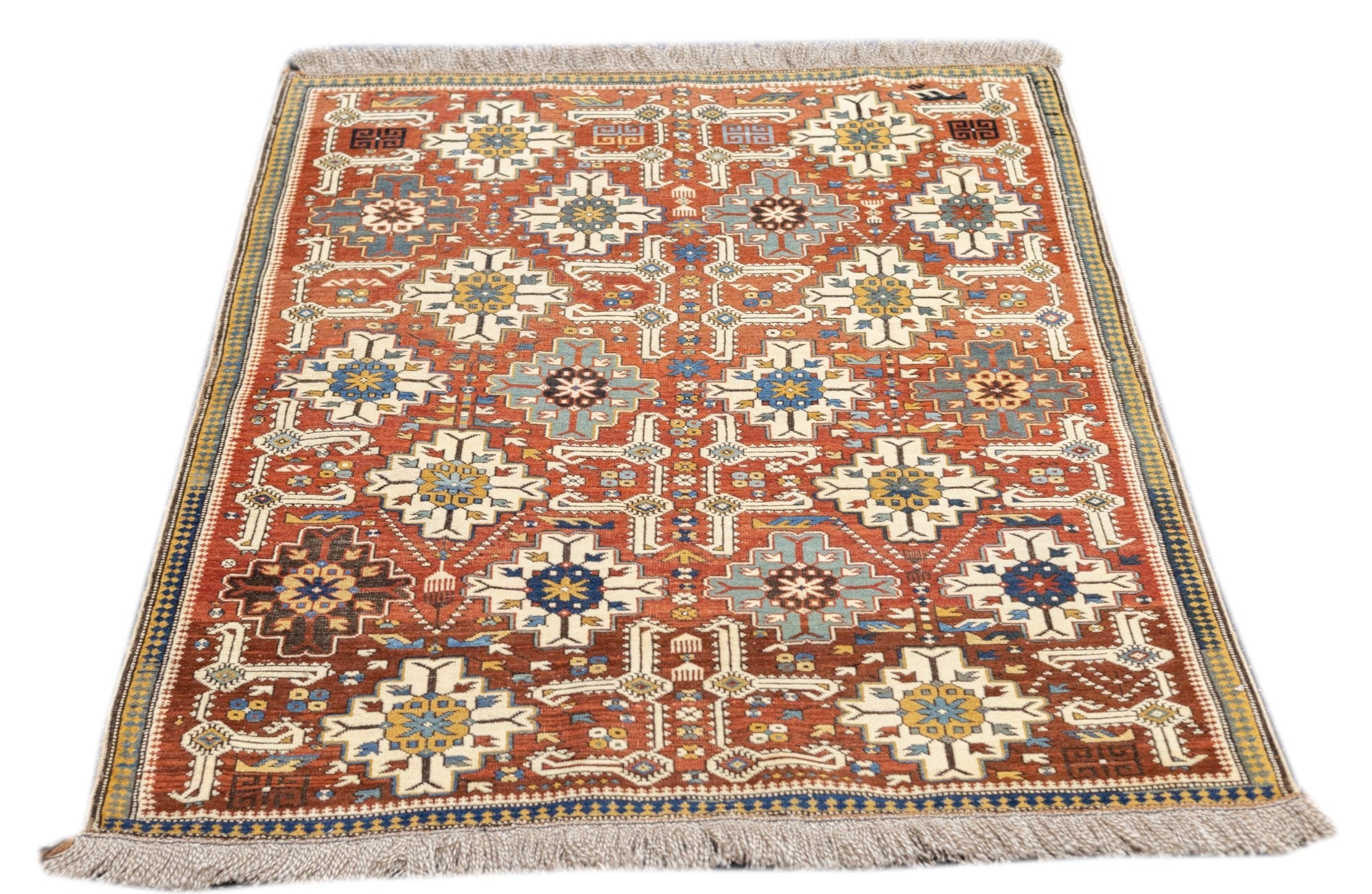 Antique Shirvan Rug 3'5'' x 4'3''