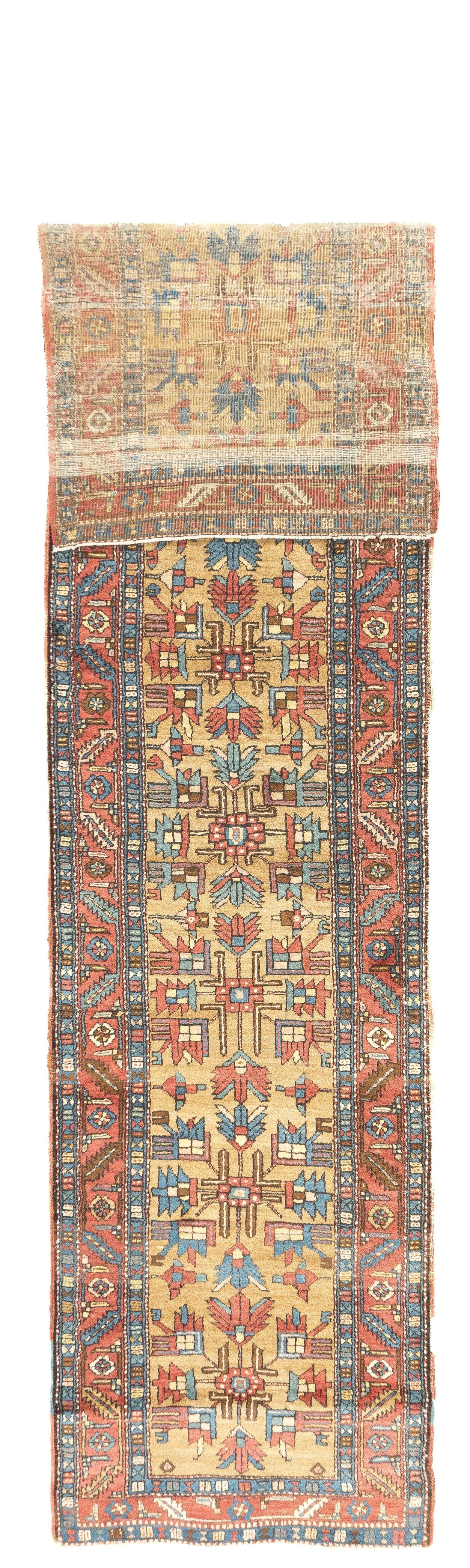 Antique Bakhshayesh Rug 3' x 12'11''