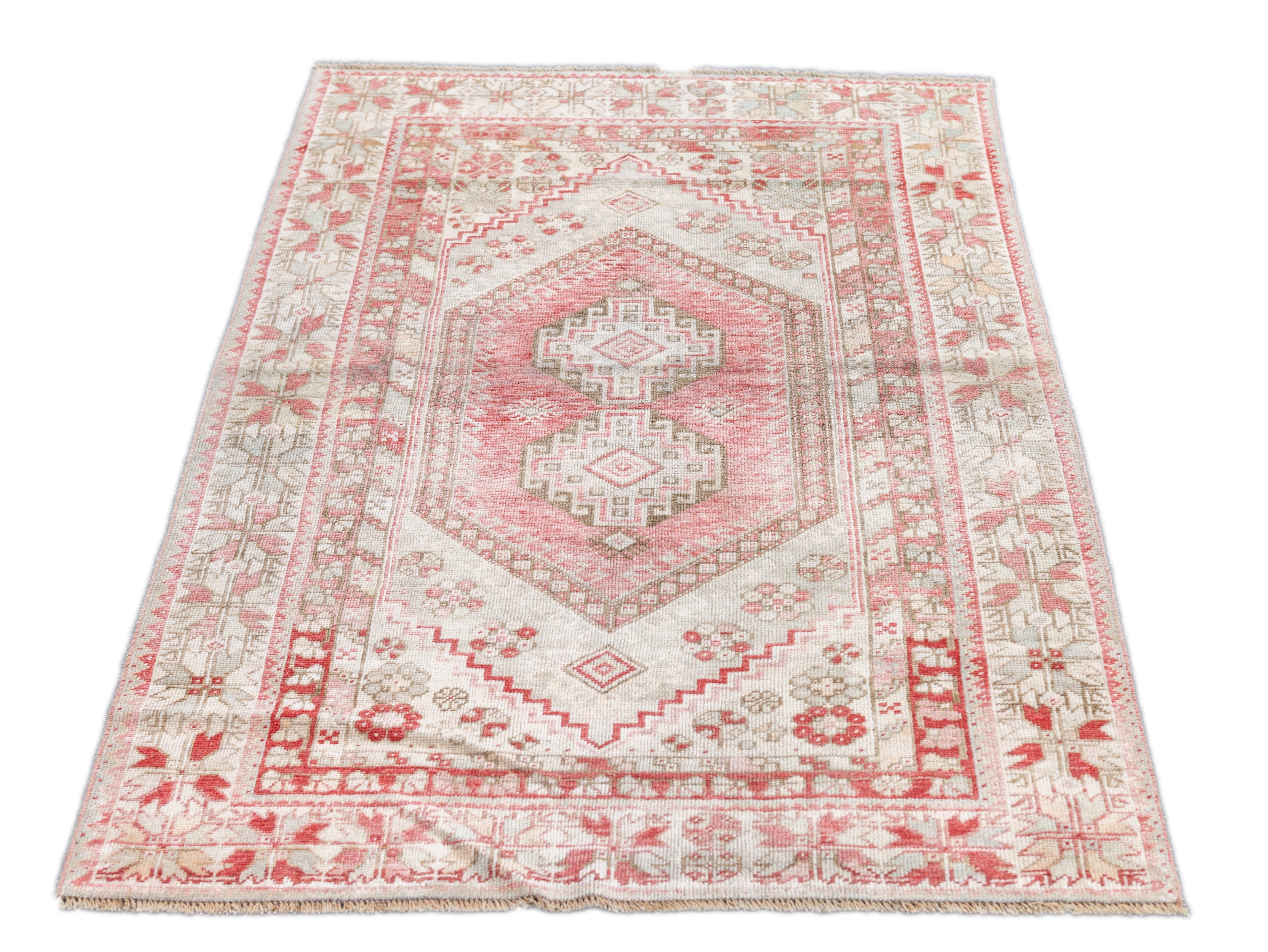 Vintage Anatolian Rug 3'5'' x 5'5''