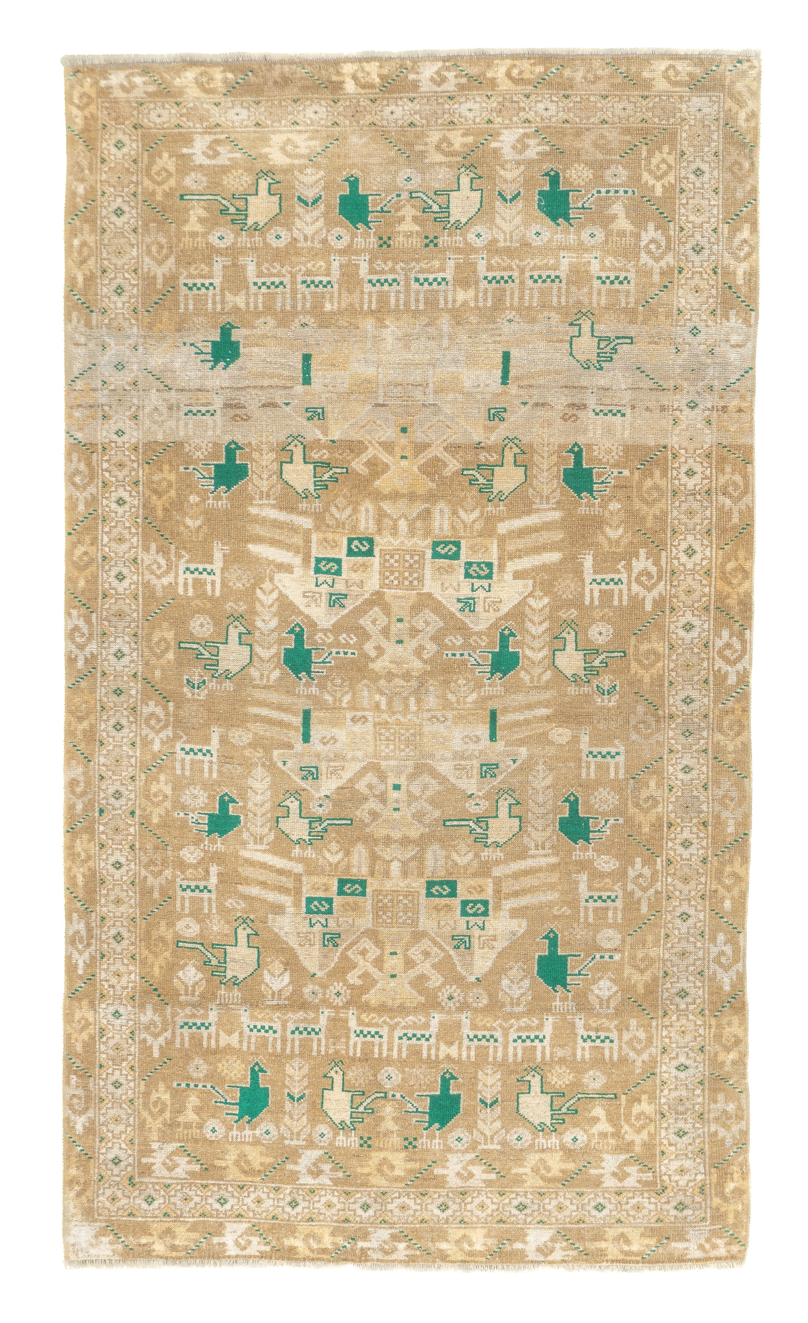 Antique Malayer Rug 3'5'' x 6'1''