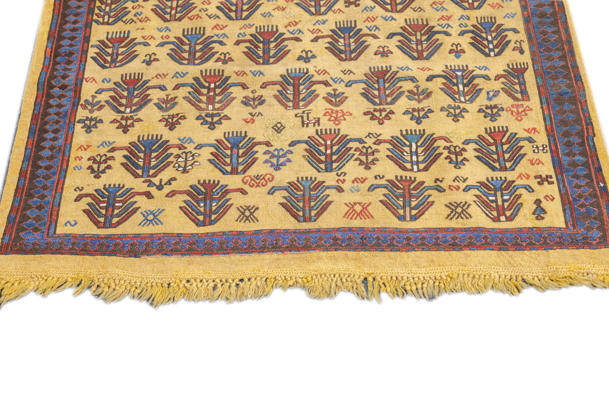 Antique Sumak Rug 3'4'' x 5'4''