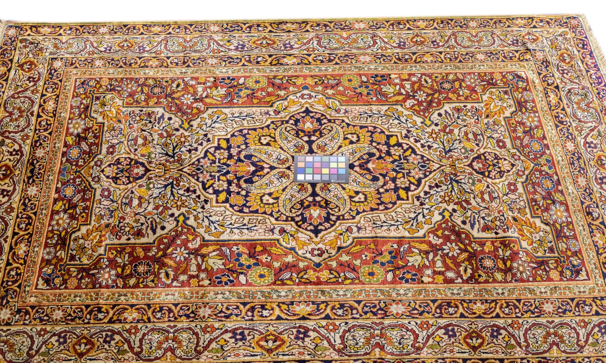 Antique Silk Kerman Rug 4'5'' x 6'3''