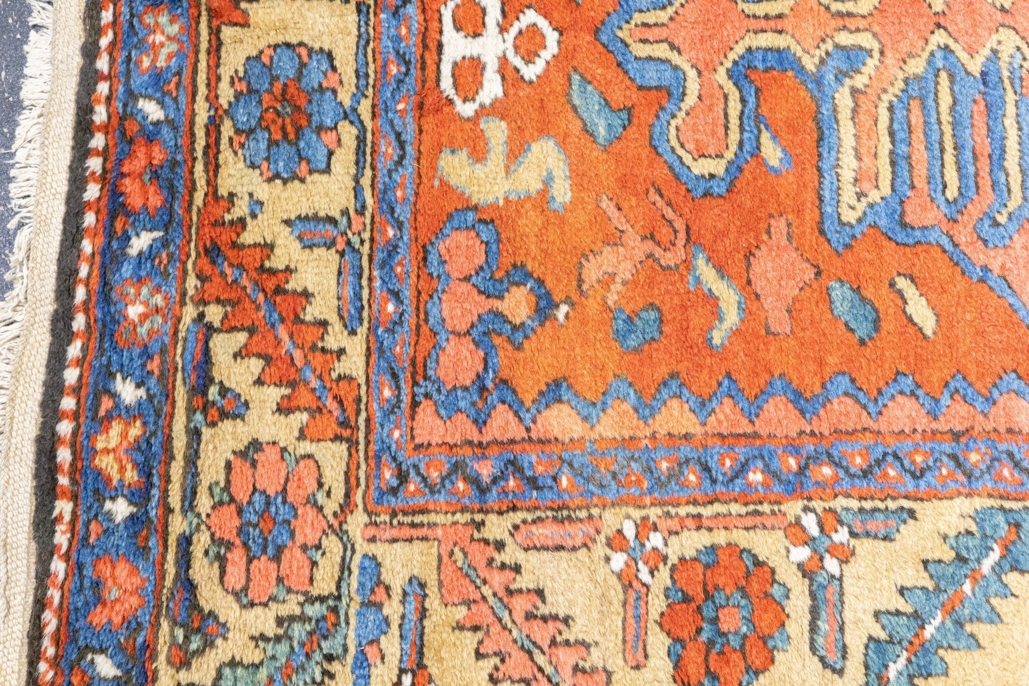 Antique Heriz Runner 3'3'' x 14'7''