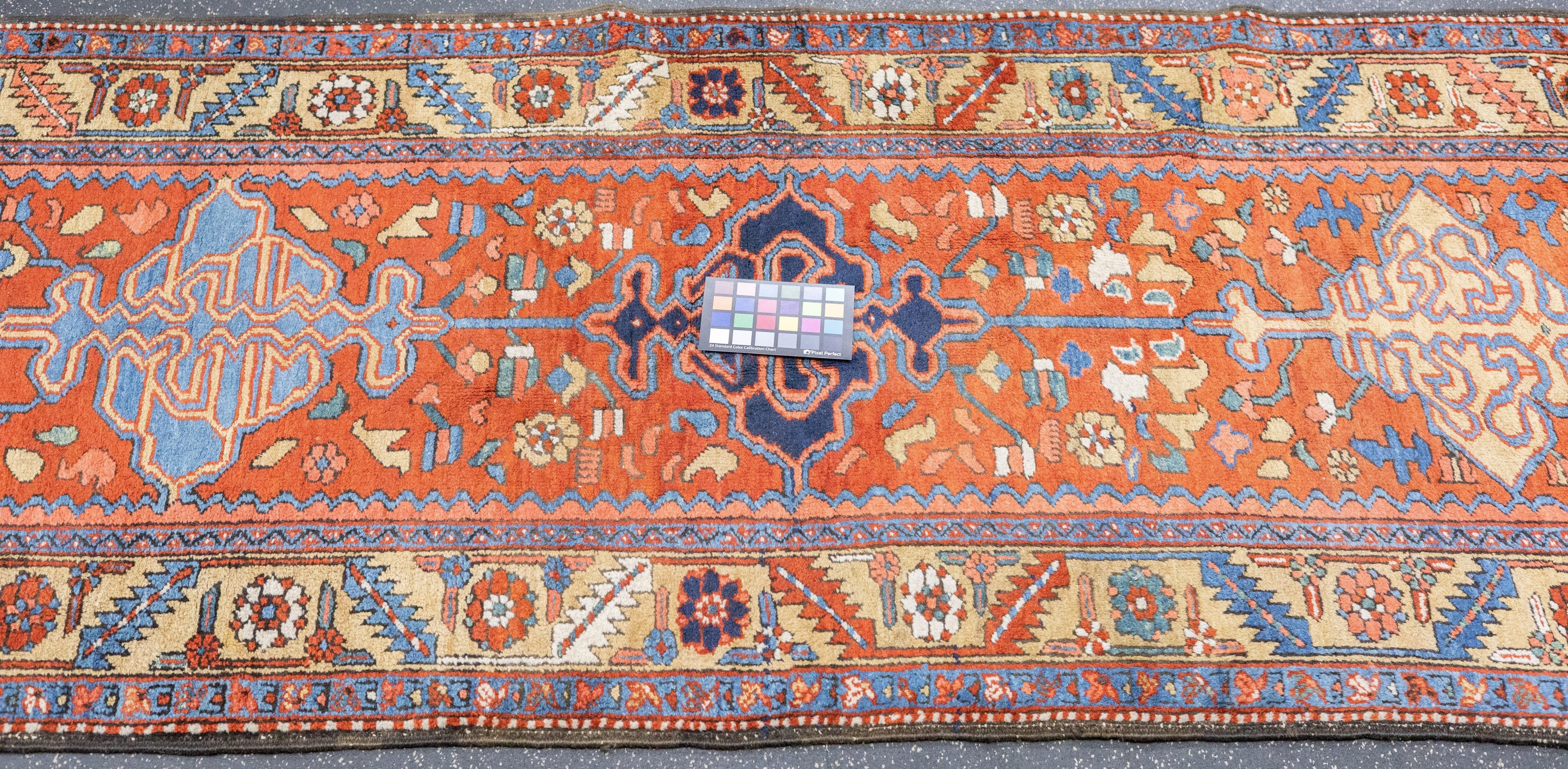 Antique Heriz Runner 3'3'' x 14'7''