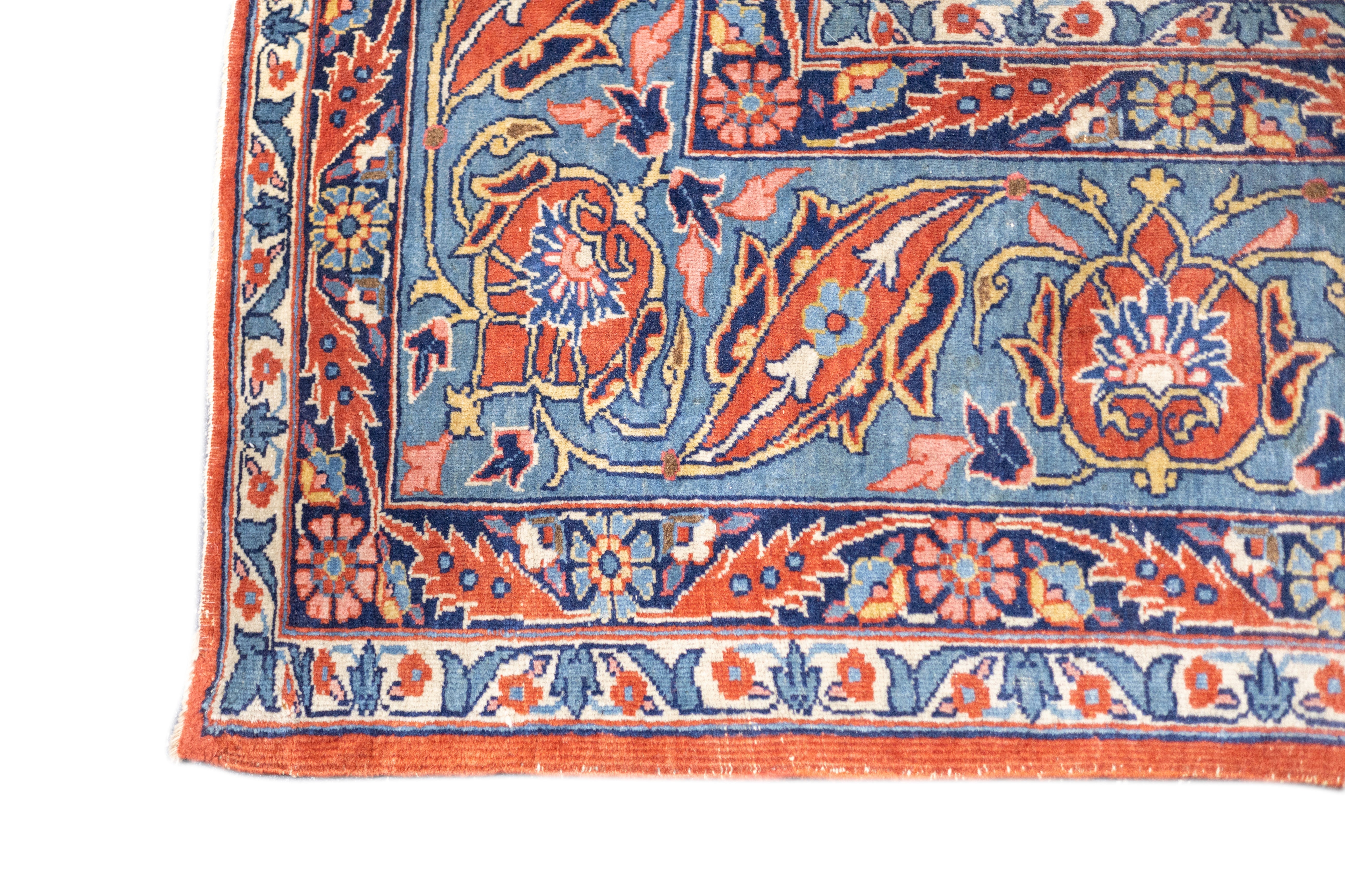 Fine Antique Tehran Rug 8'8'' x 11'10''