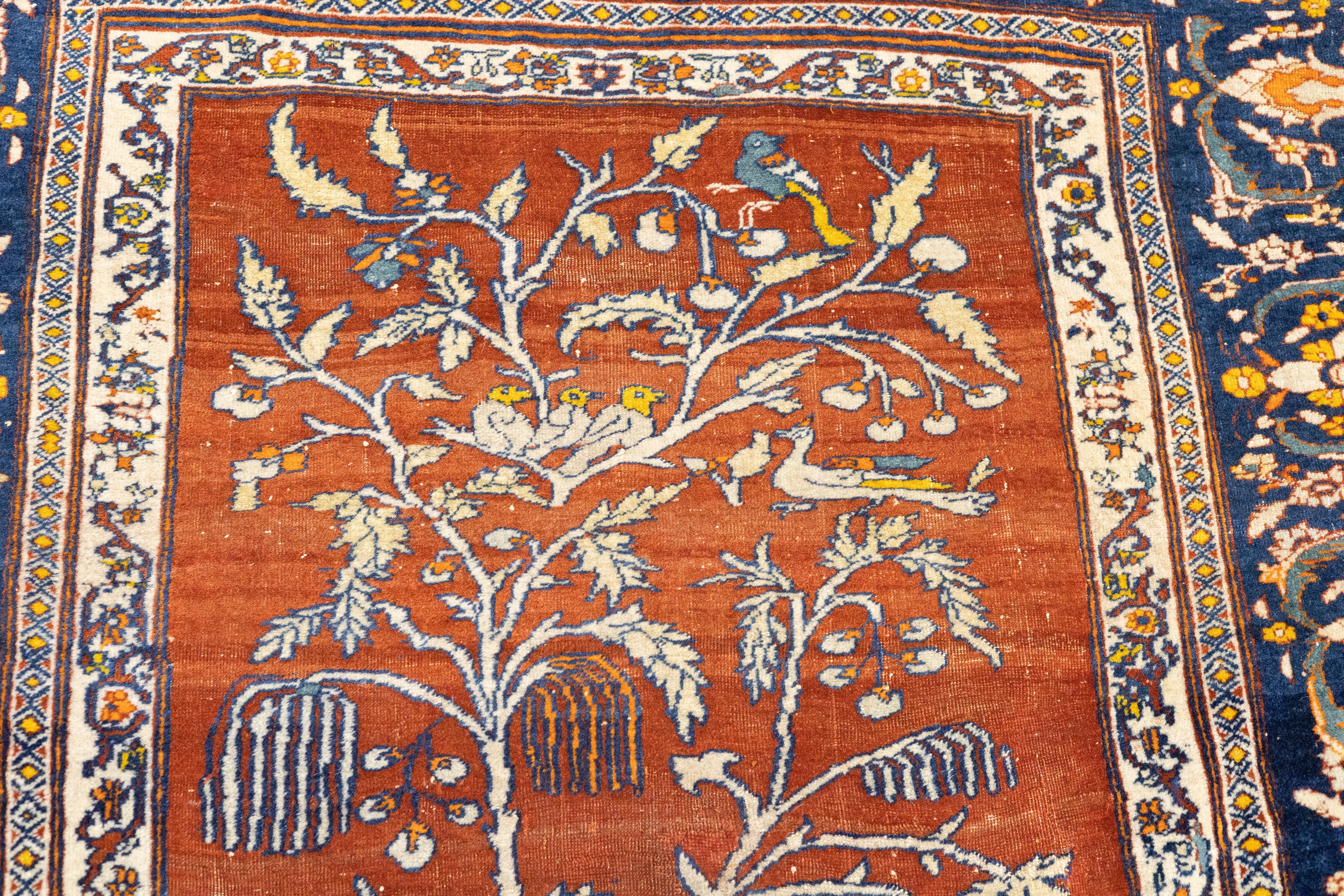 Antique Haji Jalili Tabriz Rug 4'8'' x 6'0"