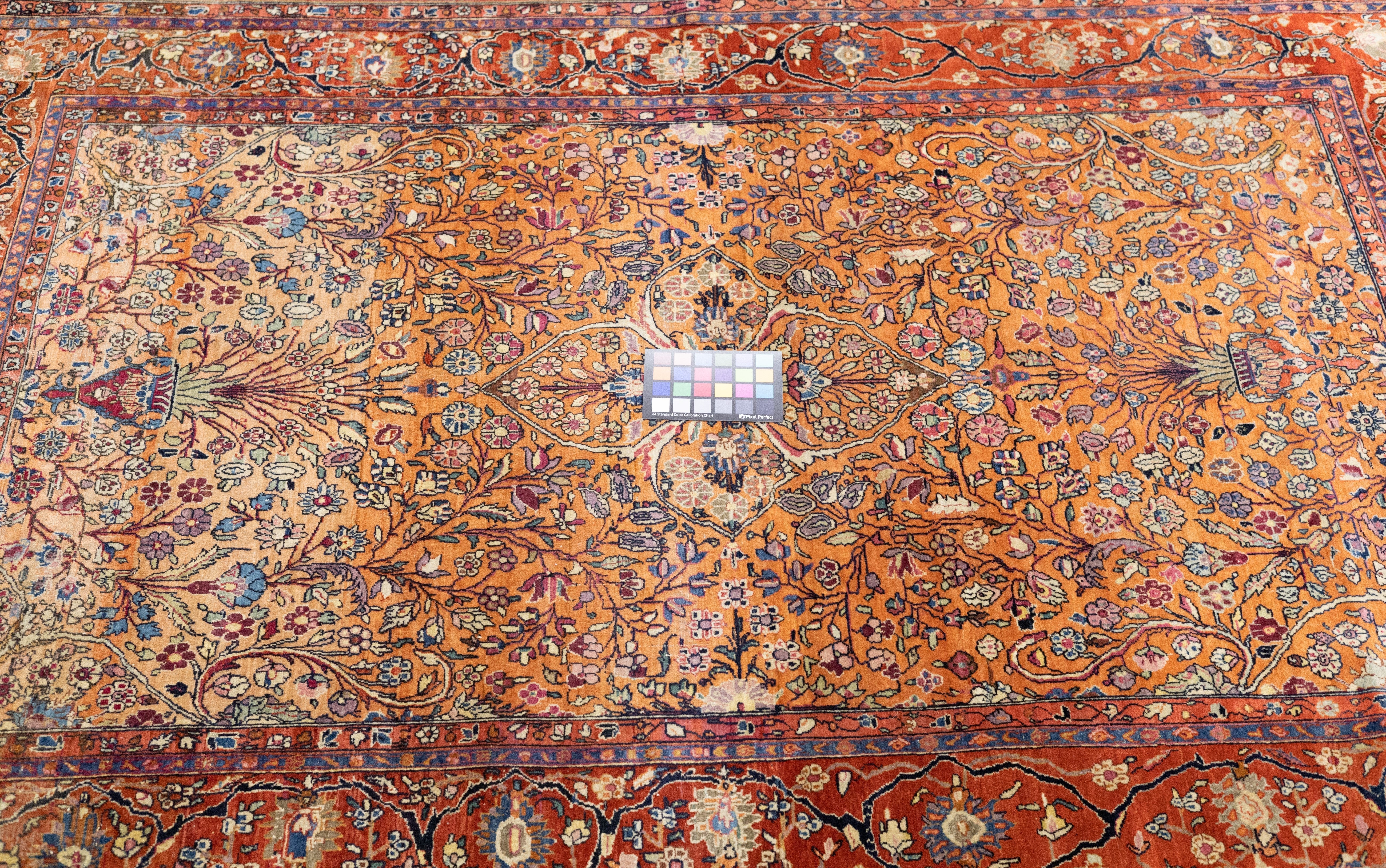 Antique Kashan Rug 4'6'' x 6'9''