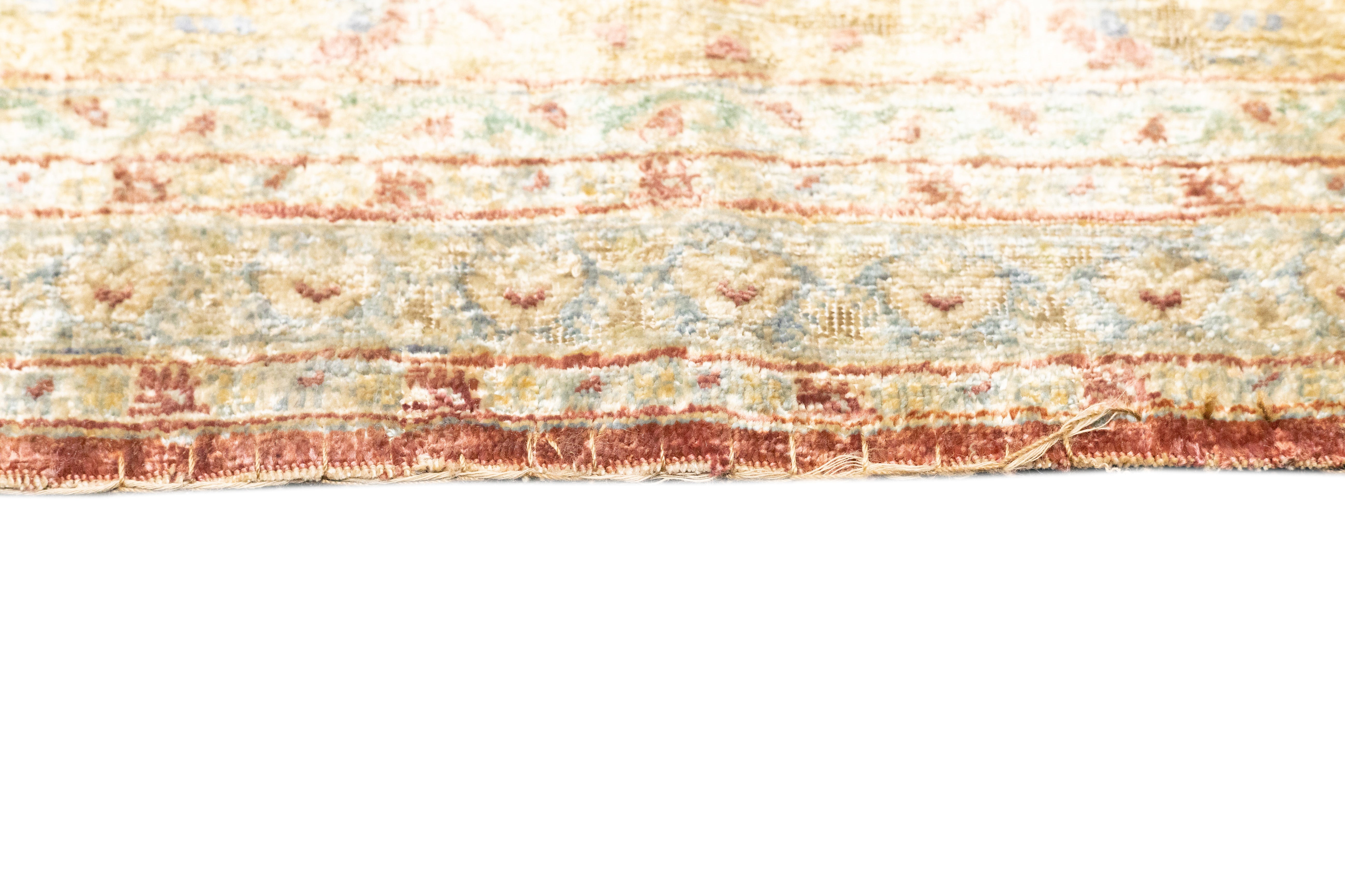 Antique Silk Rug 4'1'' x 5'5''