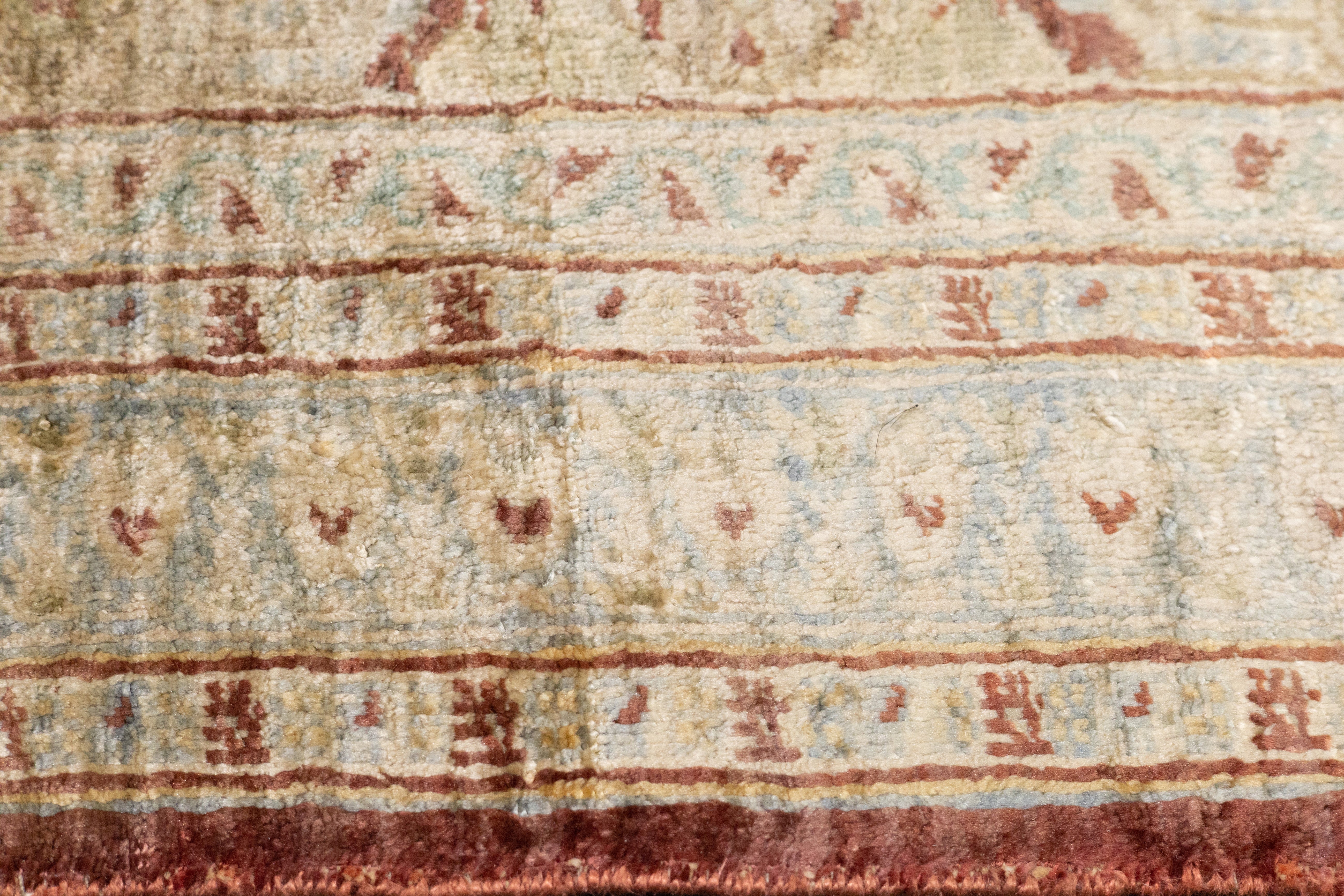 Antique Silk Rug 4'1'' x 5'5''