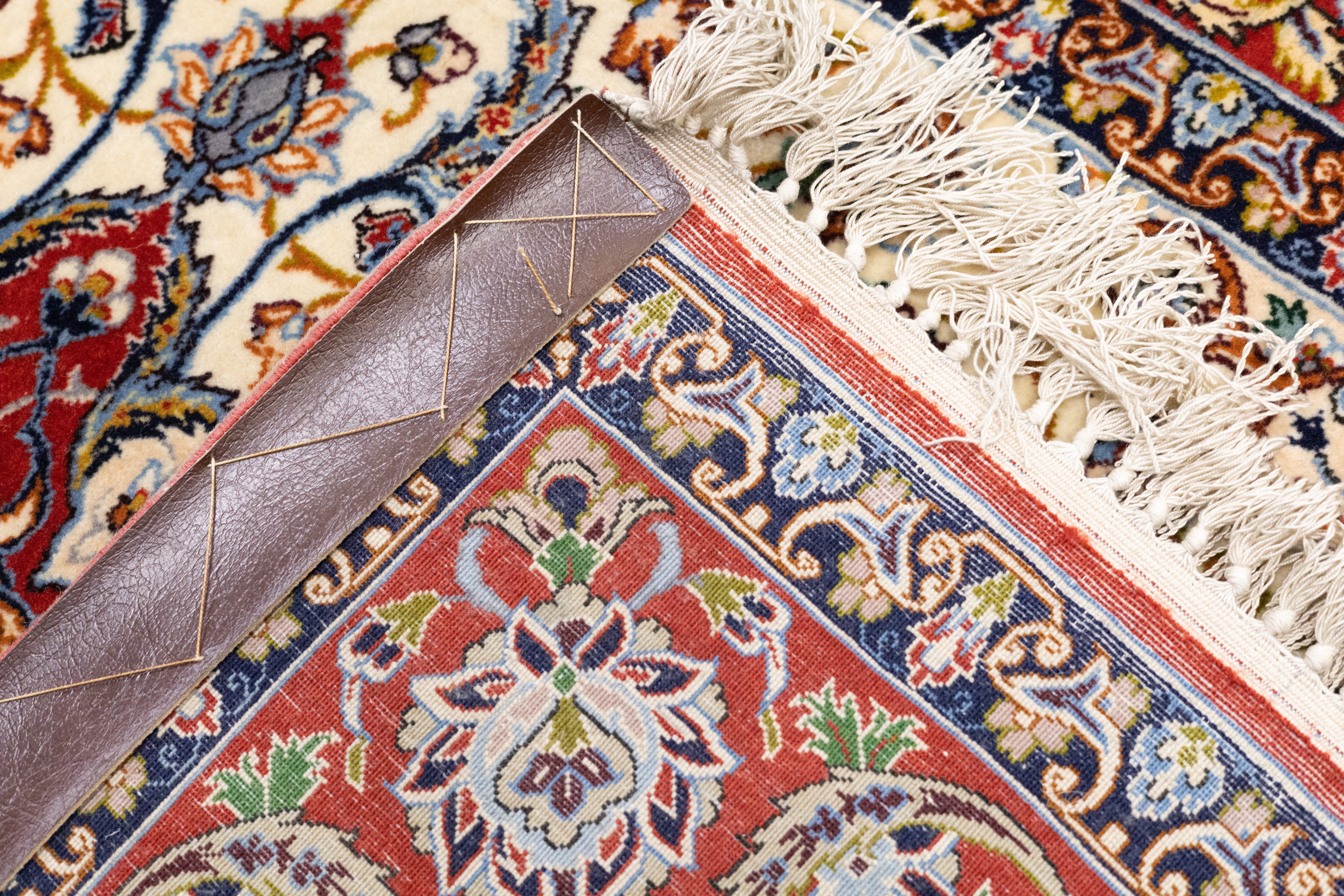 Extremely Fine Isfahan Wool & Silk Rug 3'8'' x 5'3''
