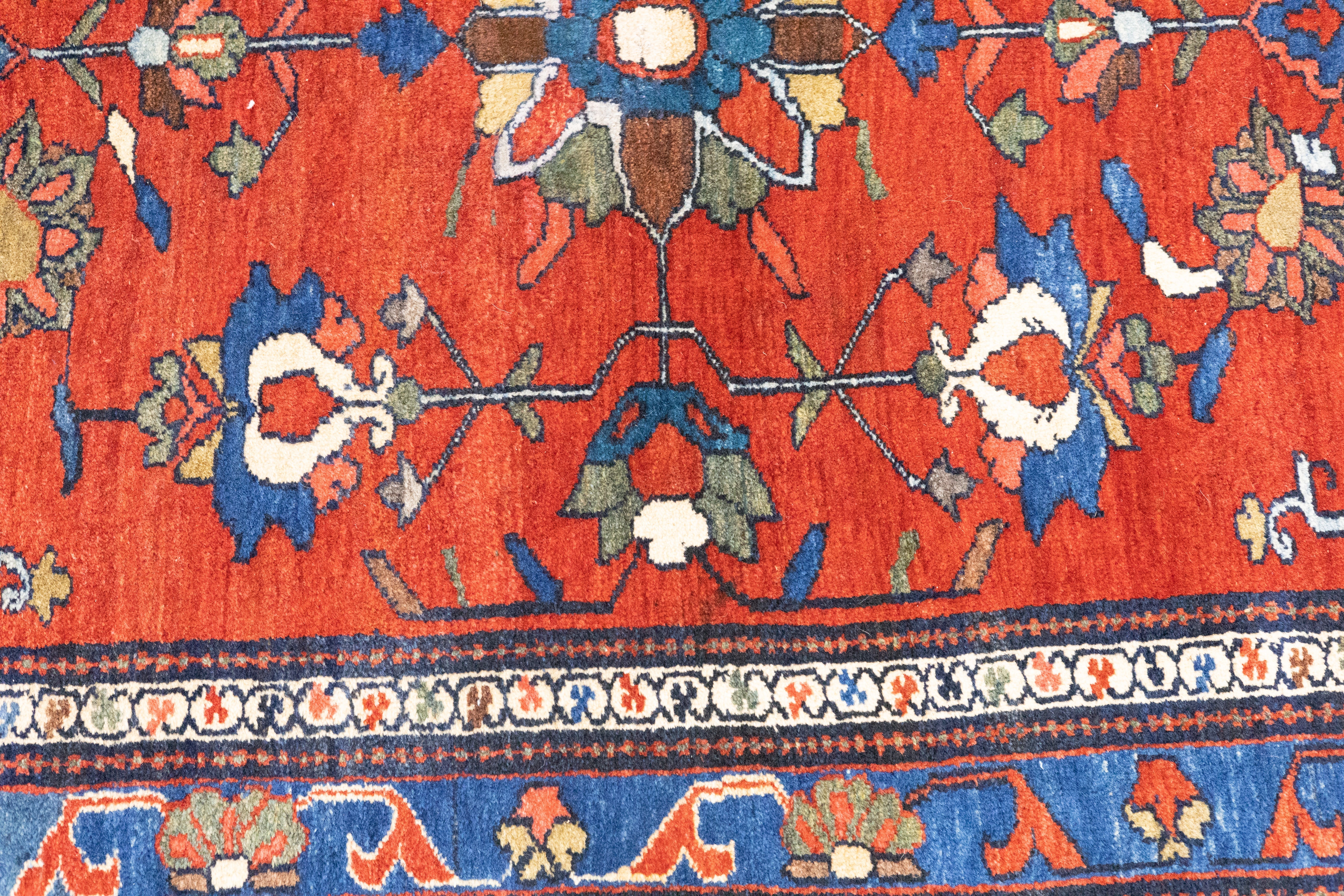 Fine Antique Farahan Rug 3'6'' x 5'0"