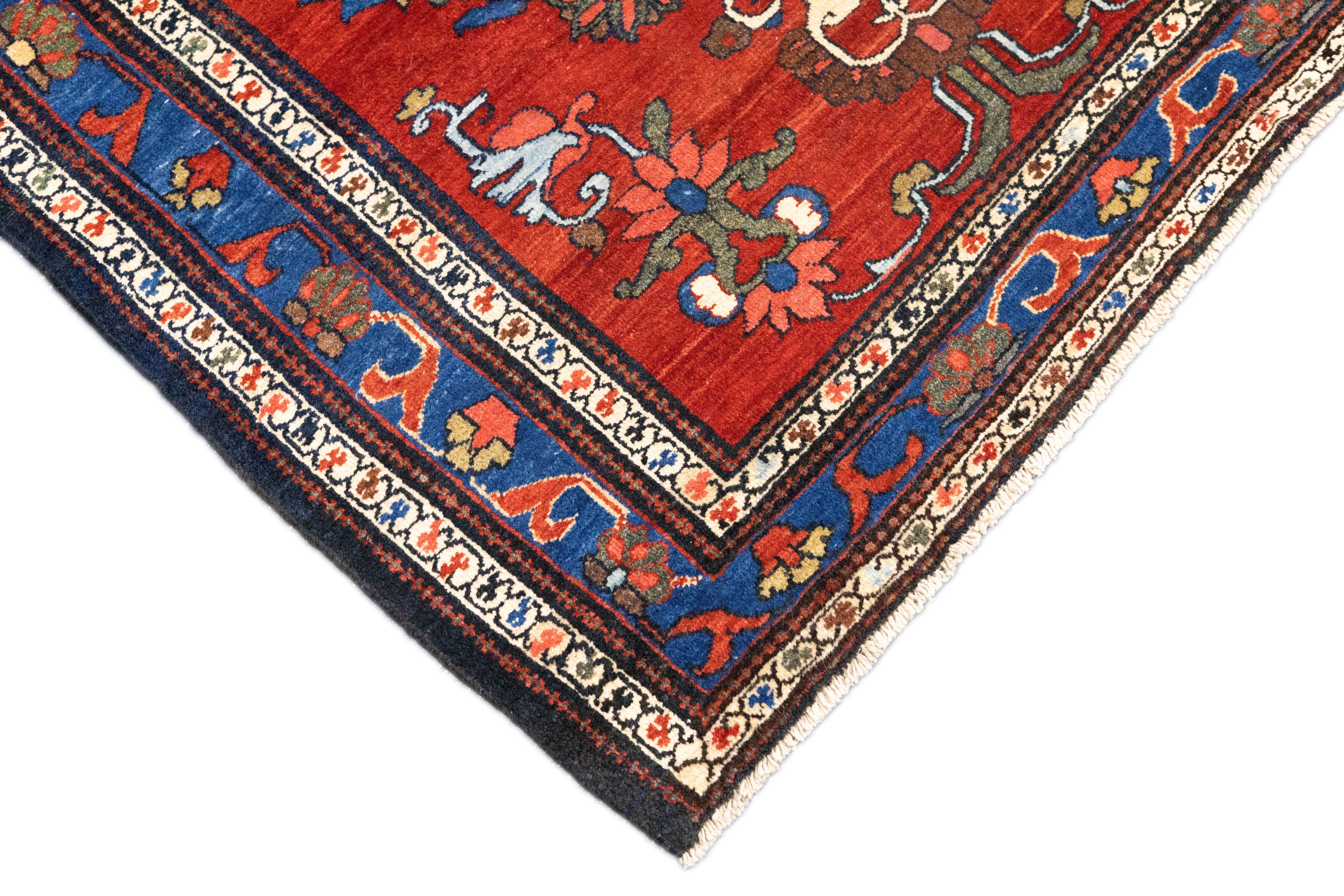 Fine Antique Farahan Rug 3'6'' x 5'0"