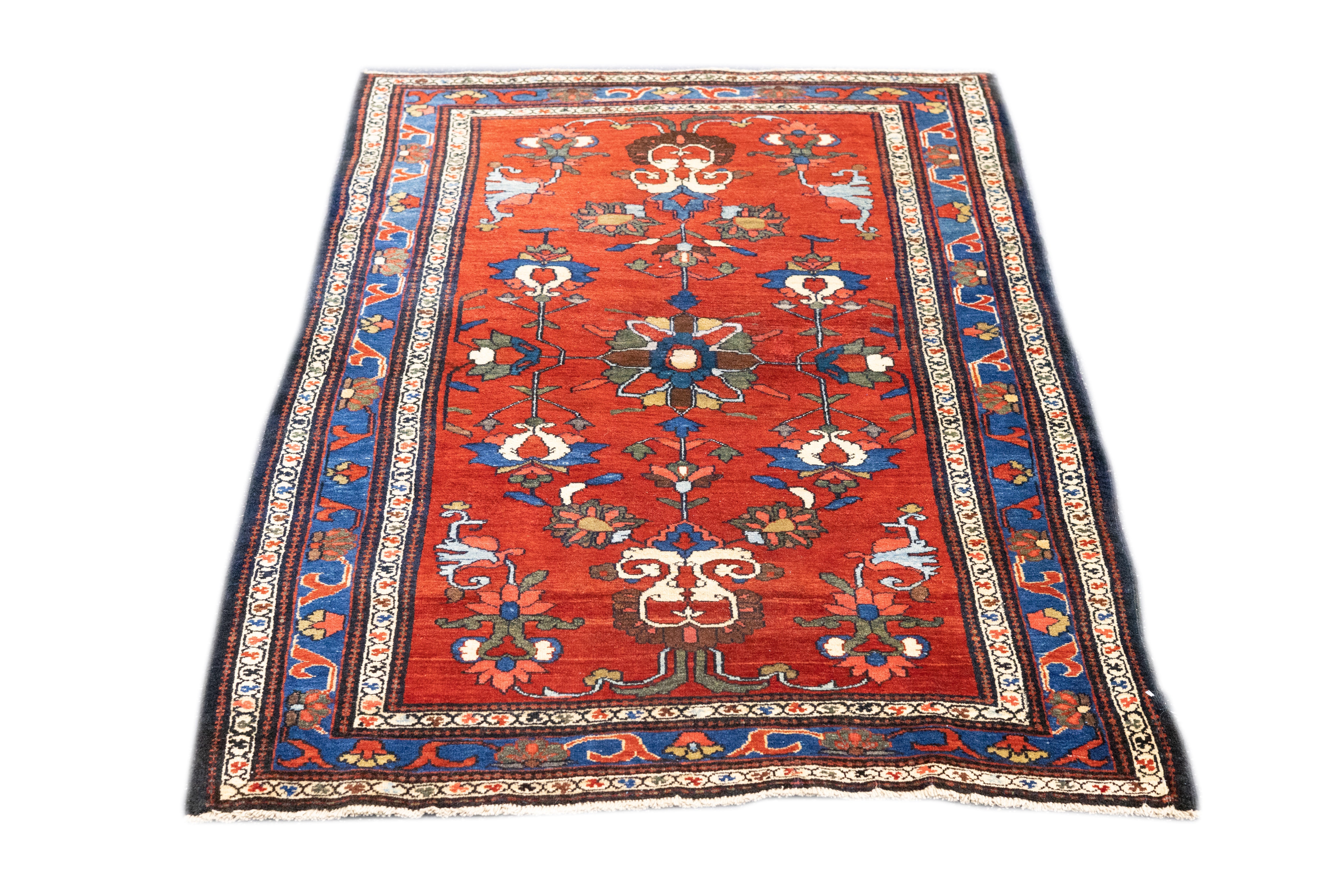 Fine Antique Farahan Rug 3'6'' x 5'0"