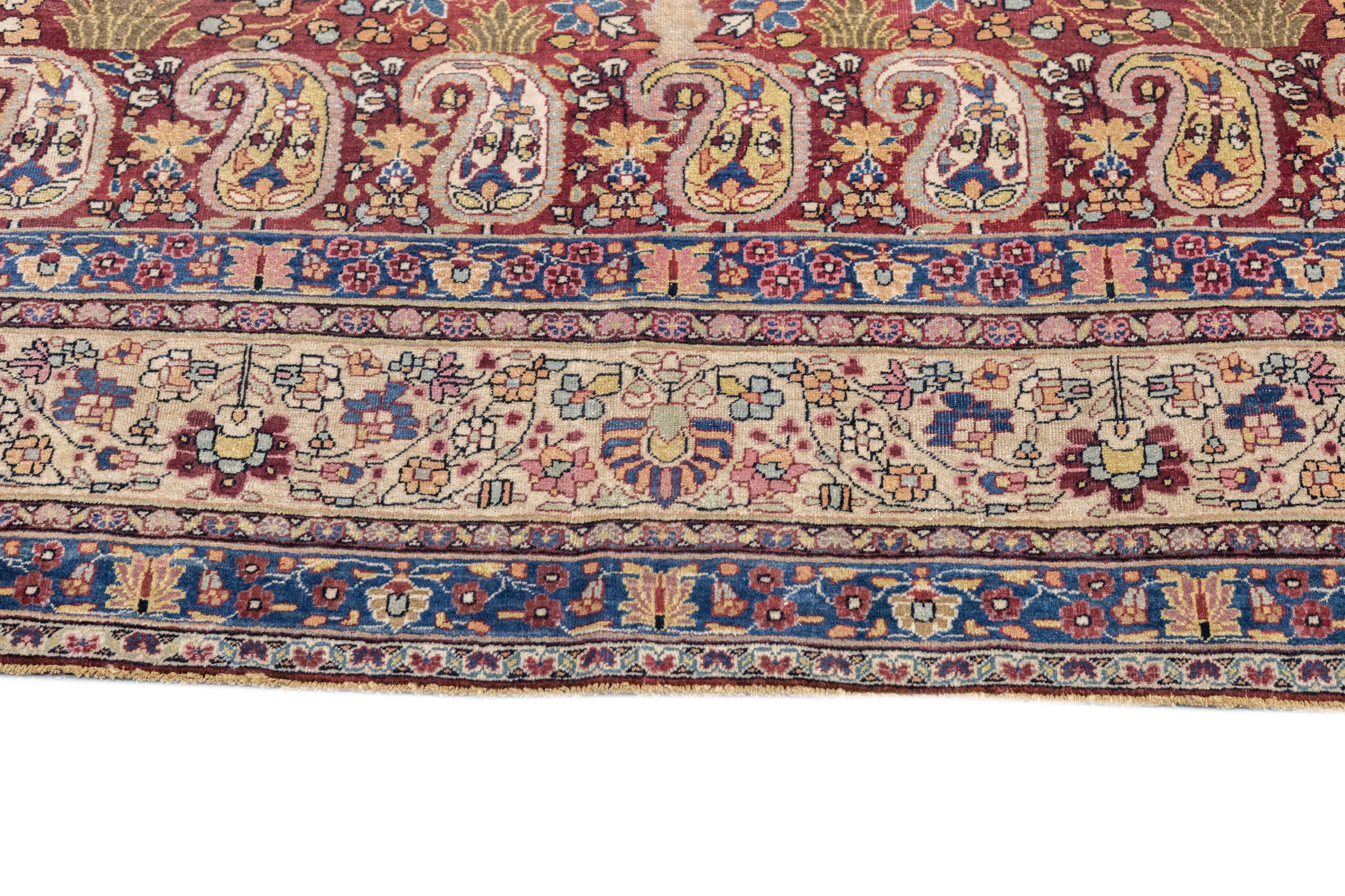 Fine Antique Persian Tabriz Rug 8'3'' x 11'9''
