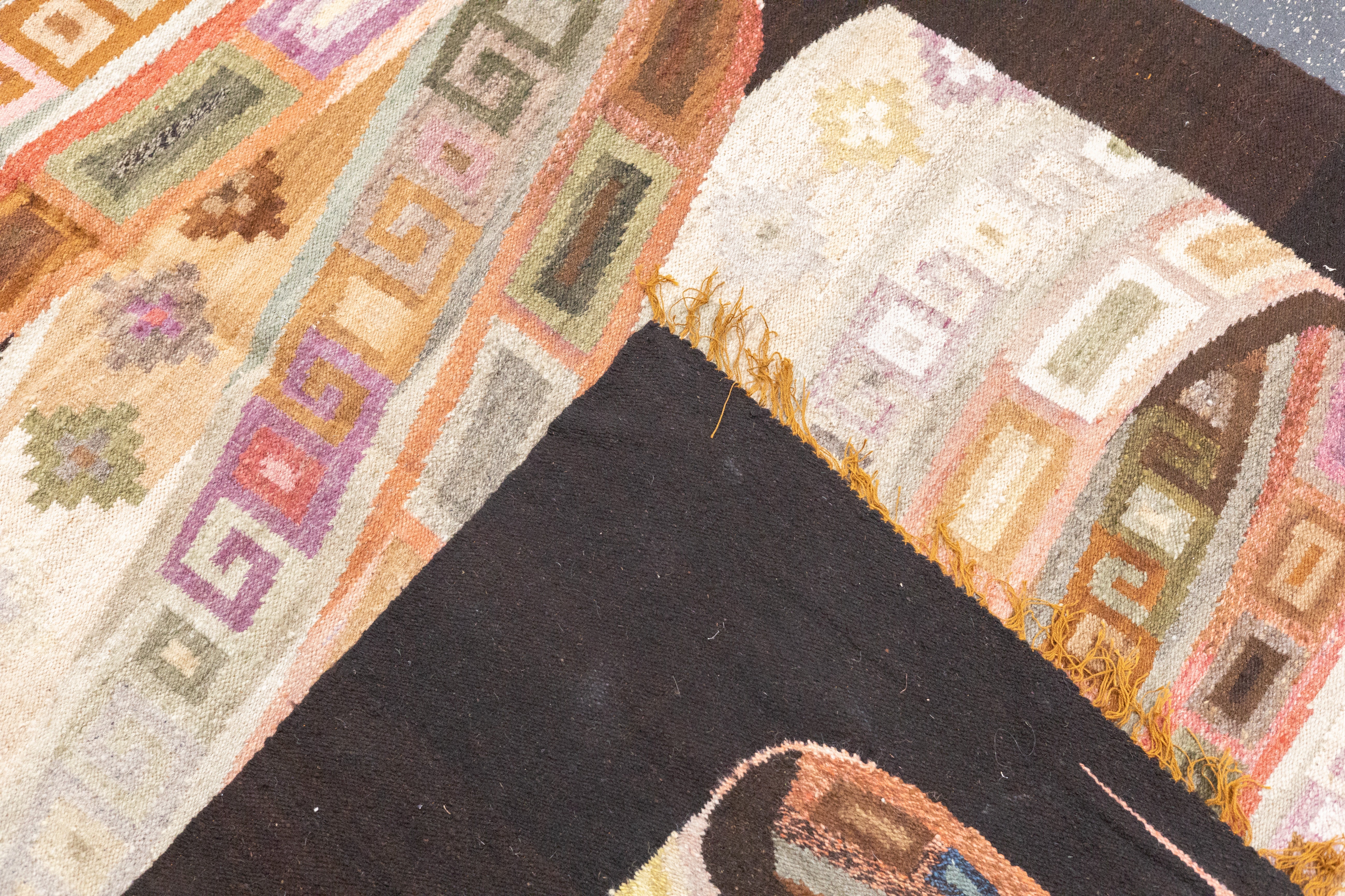 Fine Vintage Turkish Kilim Rug 4'0" x 5'0"