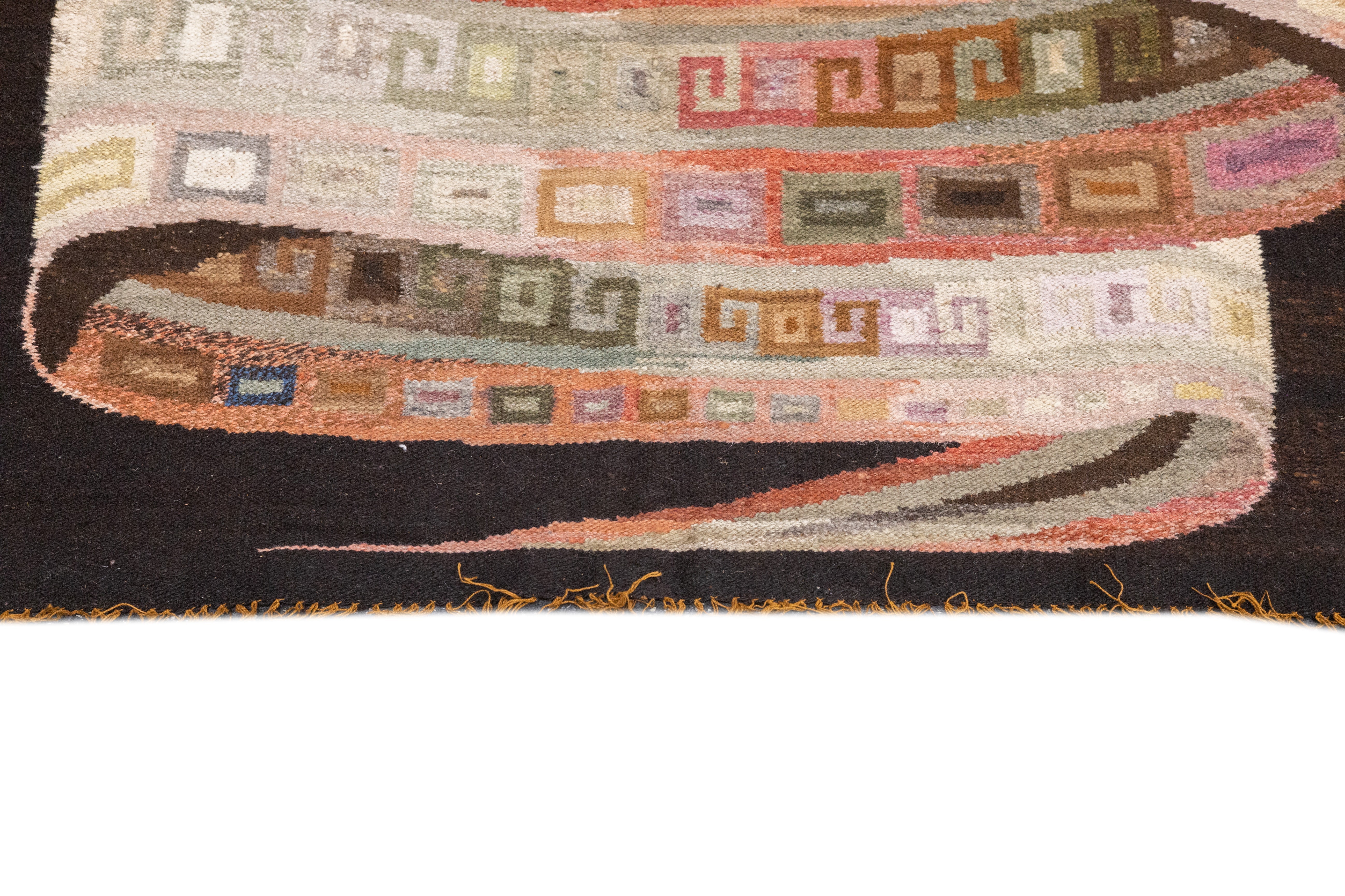 Fine Vintage Turkish Kilim Rug 4'0" x 5'0"