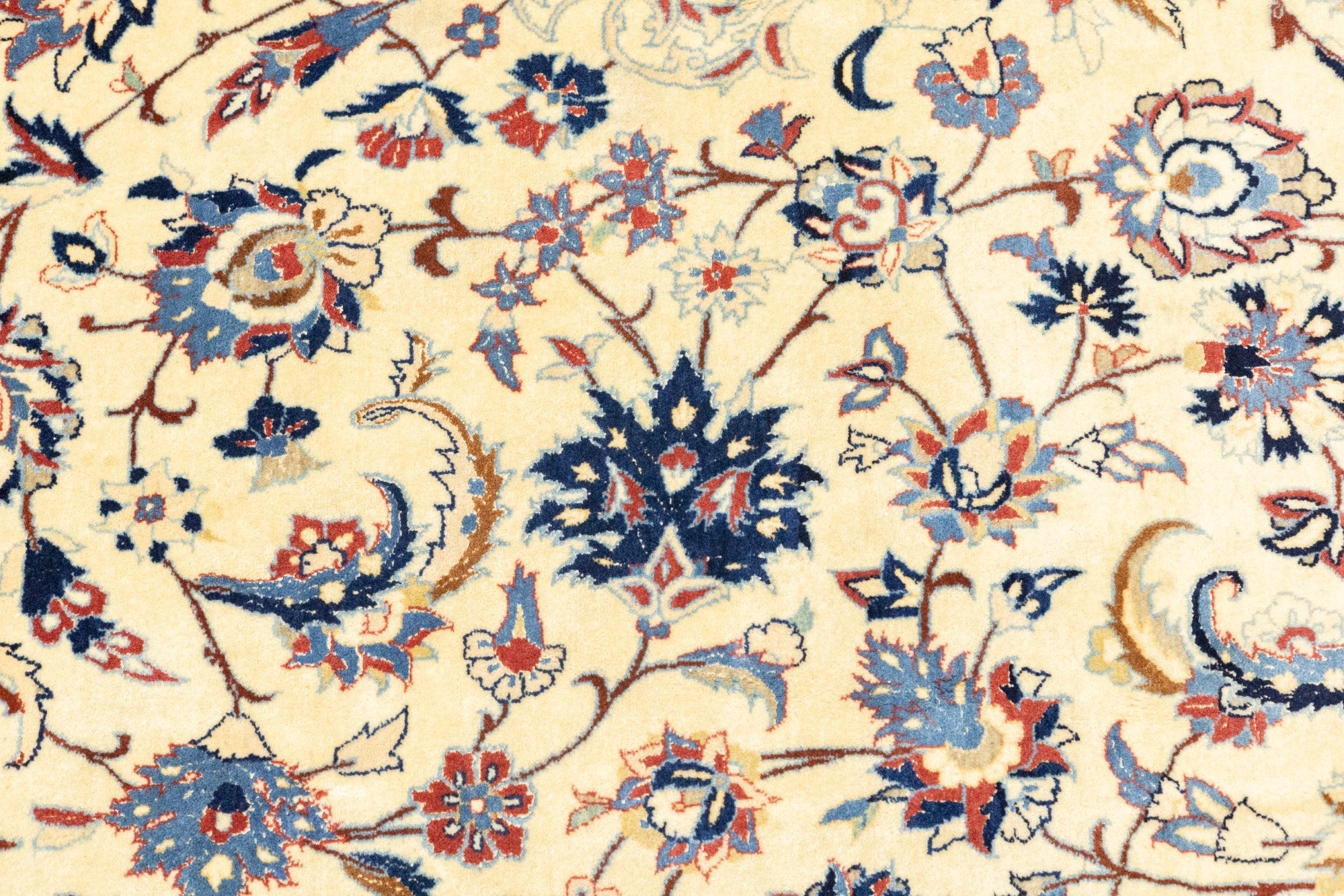 Extremely Fine Nain Habibian Wool and Silk Rug 5'5'' x 8'5''