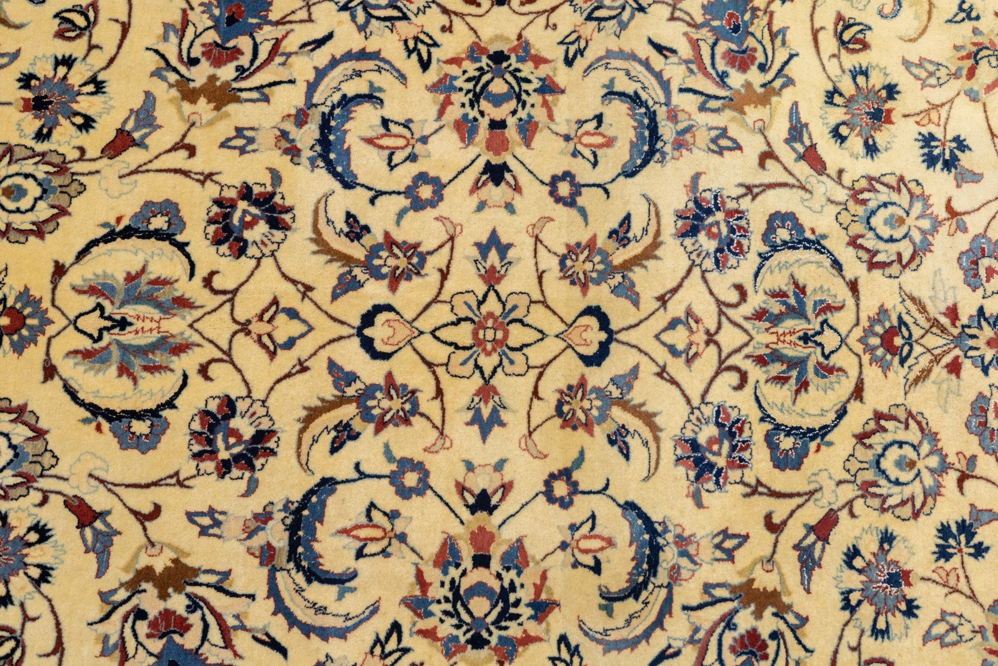 Extremely Fine Nain Habibian Wool and Silk Rug 5'5'' x 8'5''