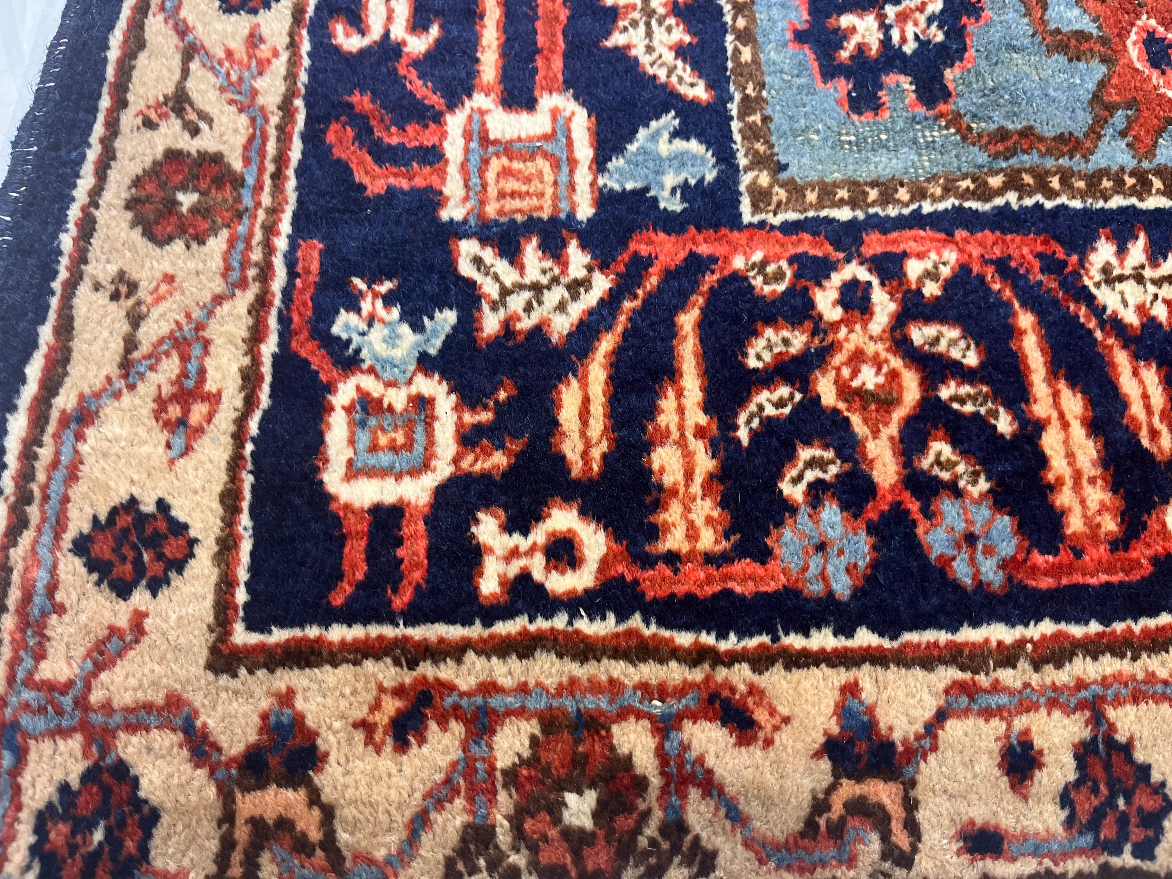 Fine Antique Tabriz Rug 5'5" x 6' 5"
