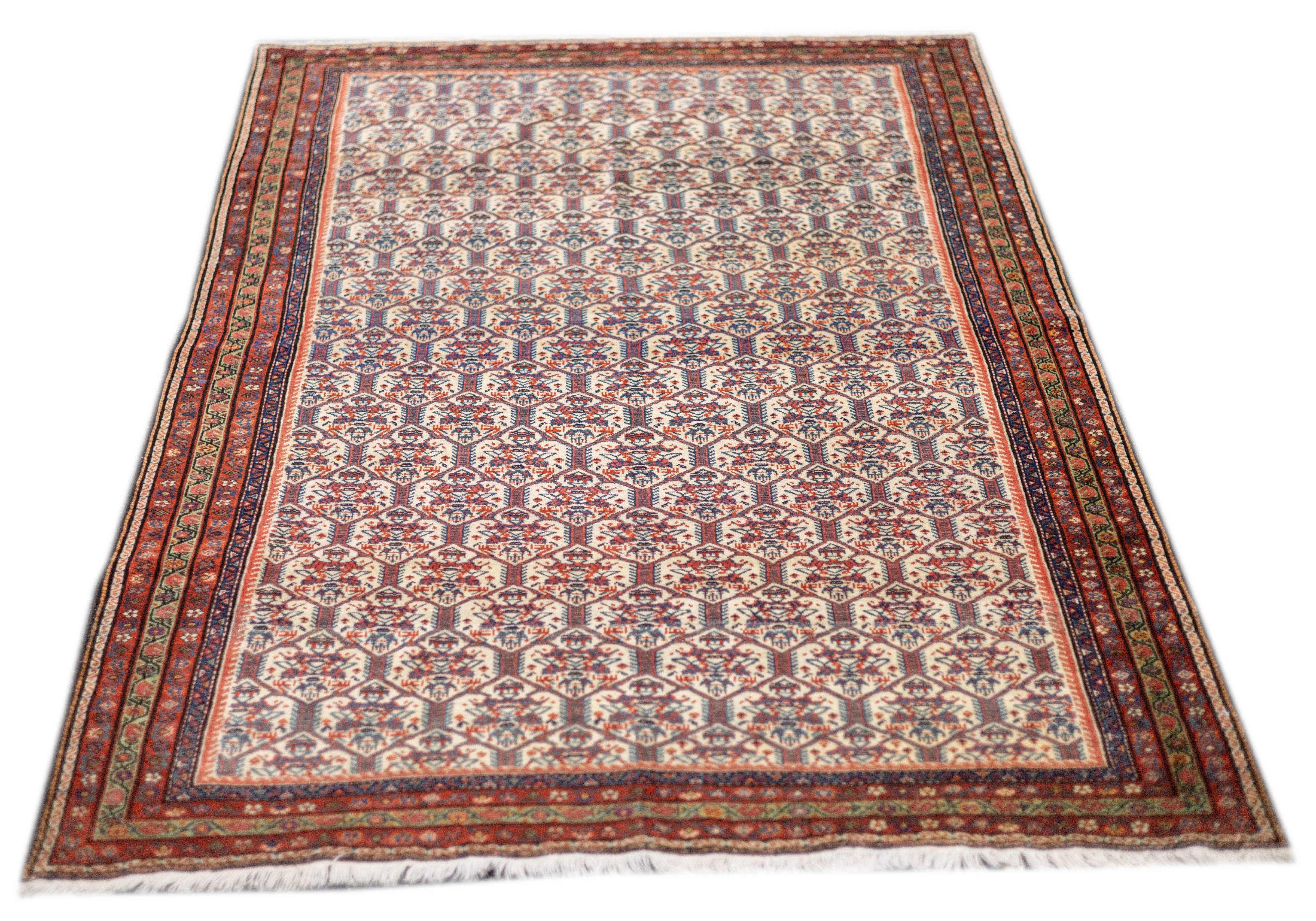 Antique Farahan Rug 4'4'' x 6'6''