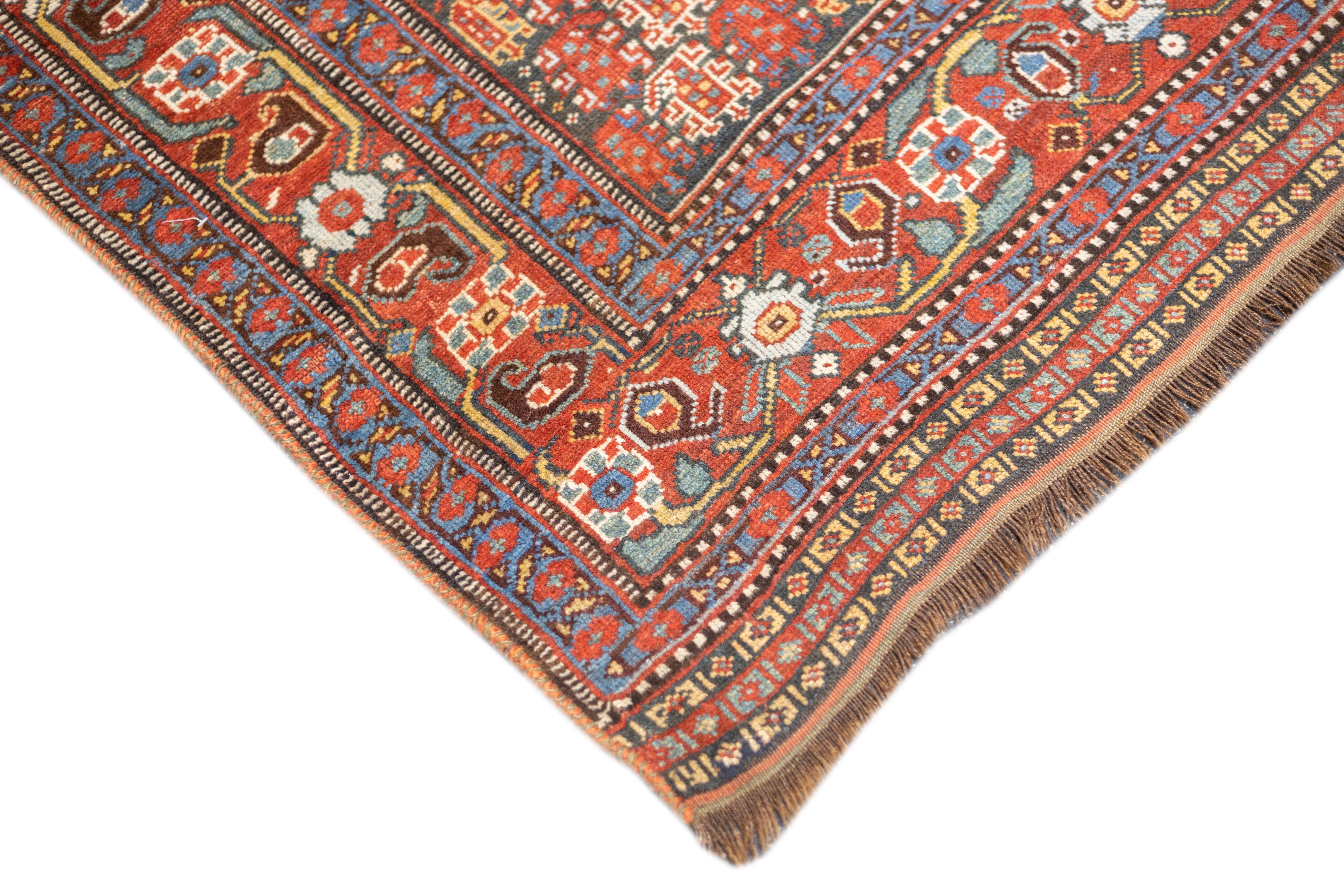 Antique Khamseh Rug 4'3'' x 6'4''