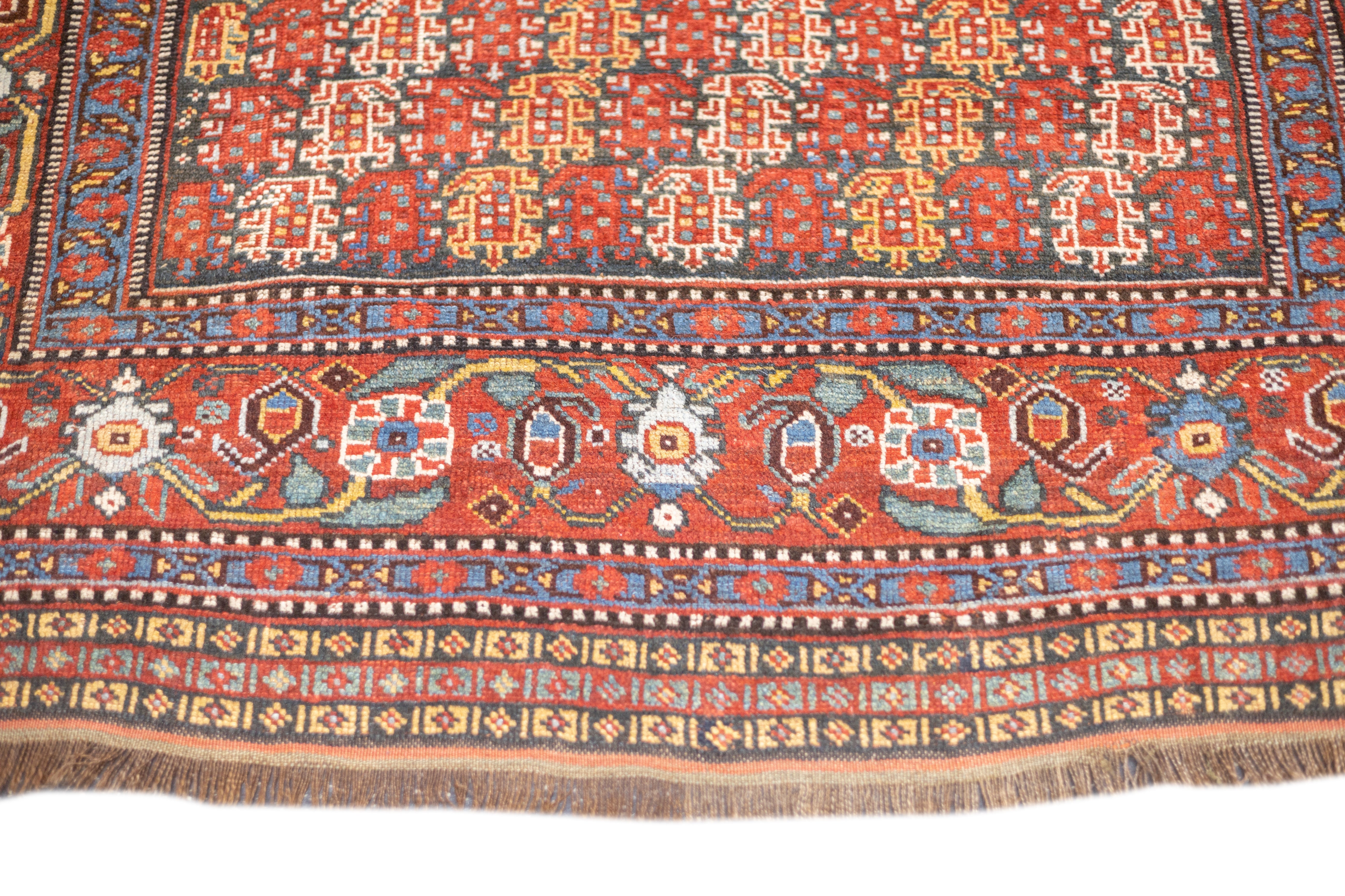 Antique Khamseh Rug 4'3'' x 6'4''