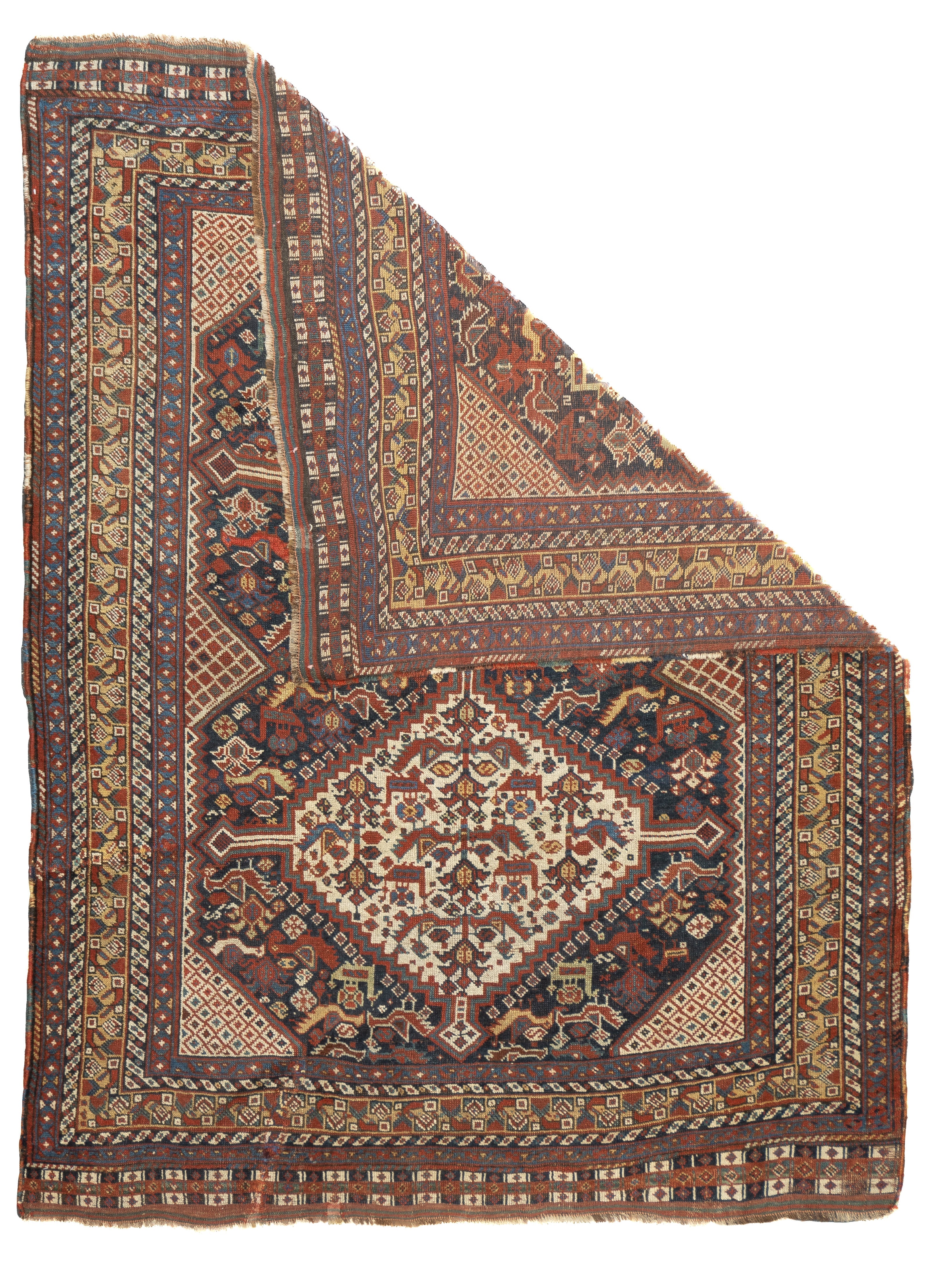 Antique Qashqai Rug 4'9'' x 6'4''