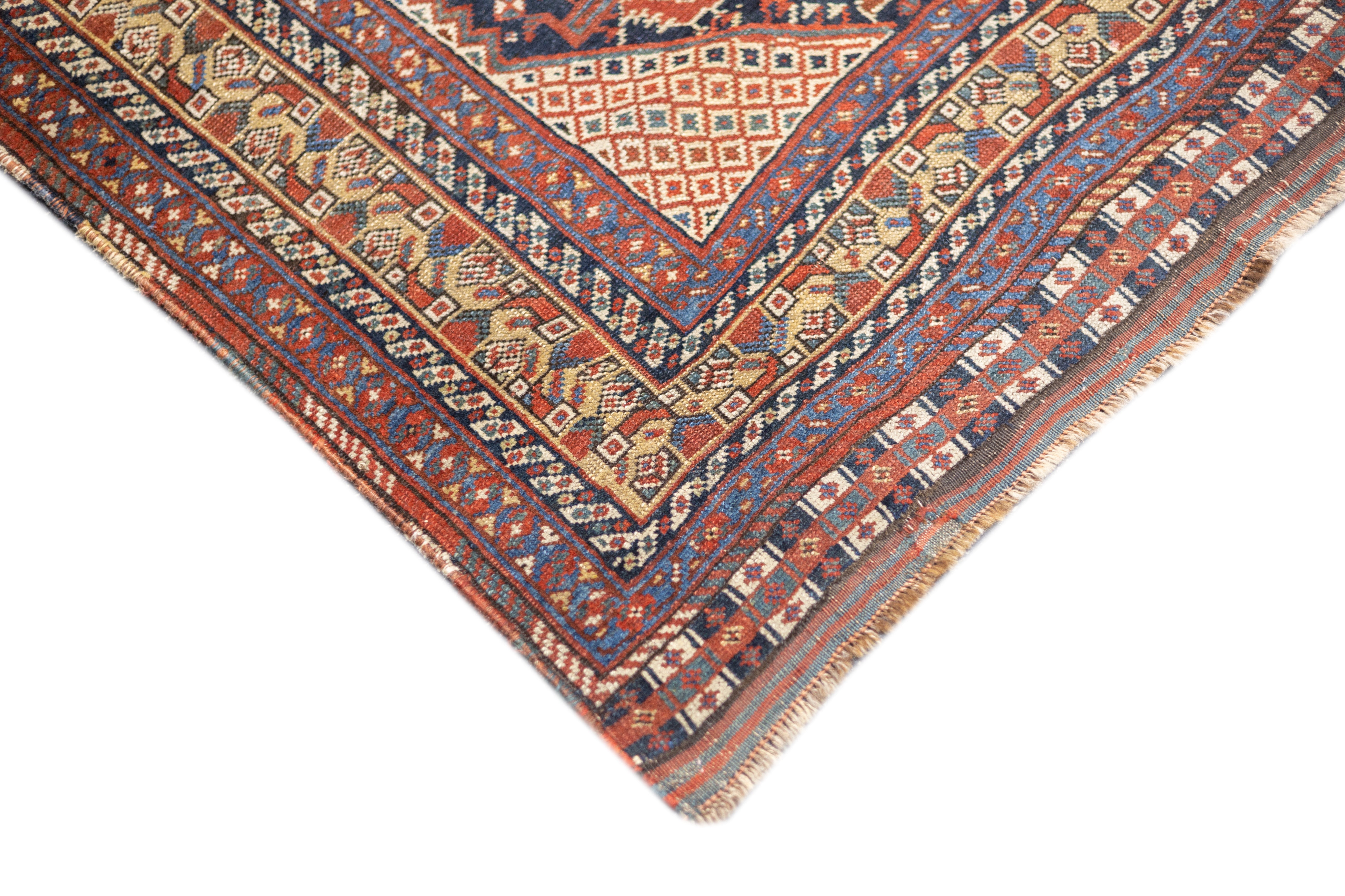 Antique Qashqai Rug 4'9'' x 6'4''