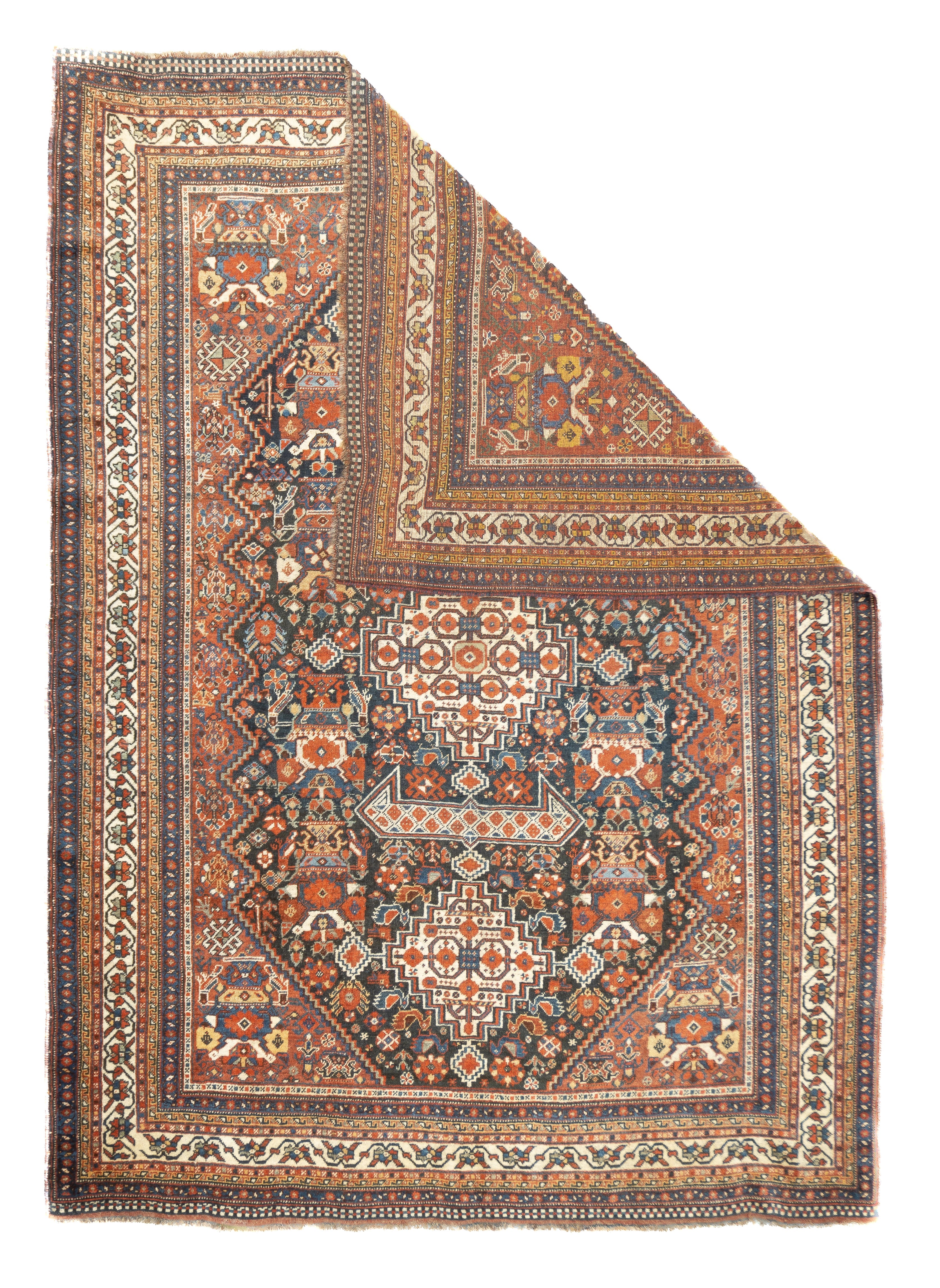 Antique Qashqai Rug 5'10'' x 8'2''
