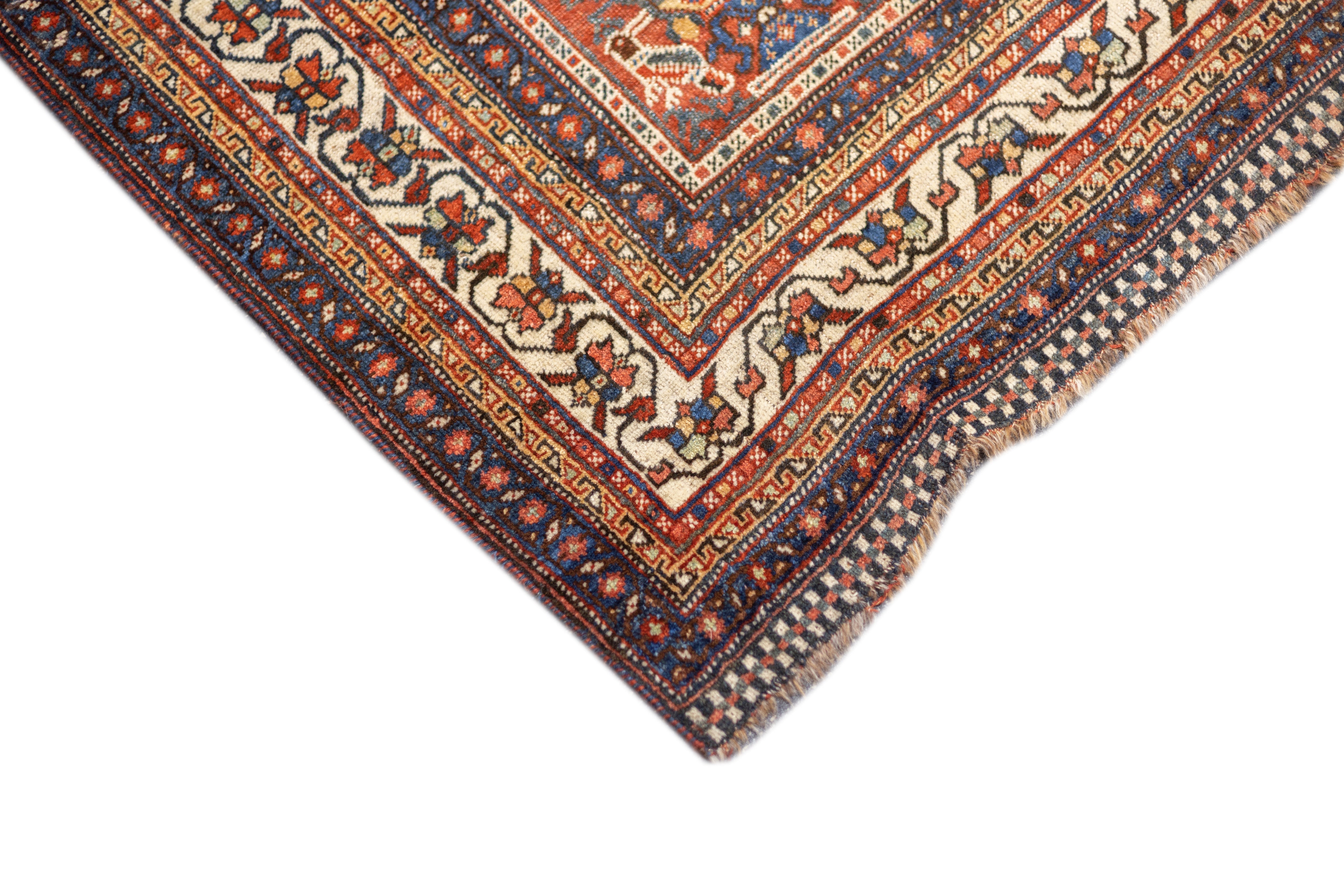Antique Qashqai Rug 5'10'' x 8'2''