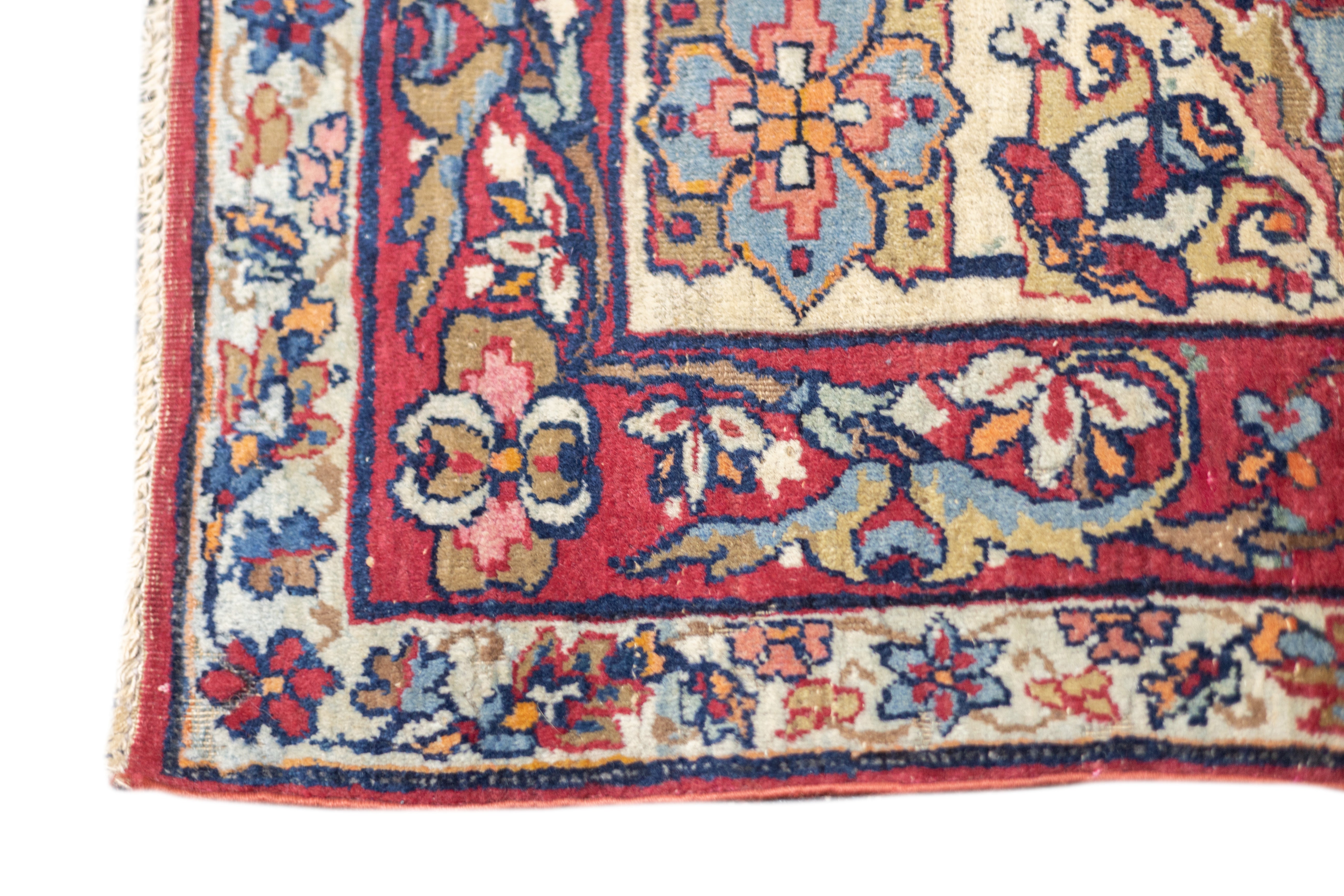 Antique Lavar Kerman Rug 4'6'' x 7'7''